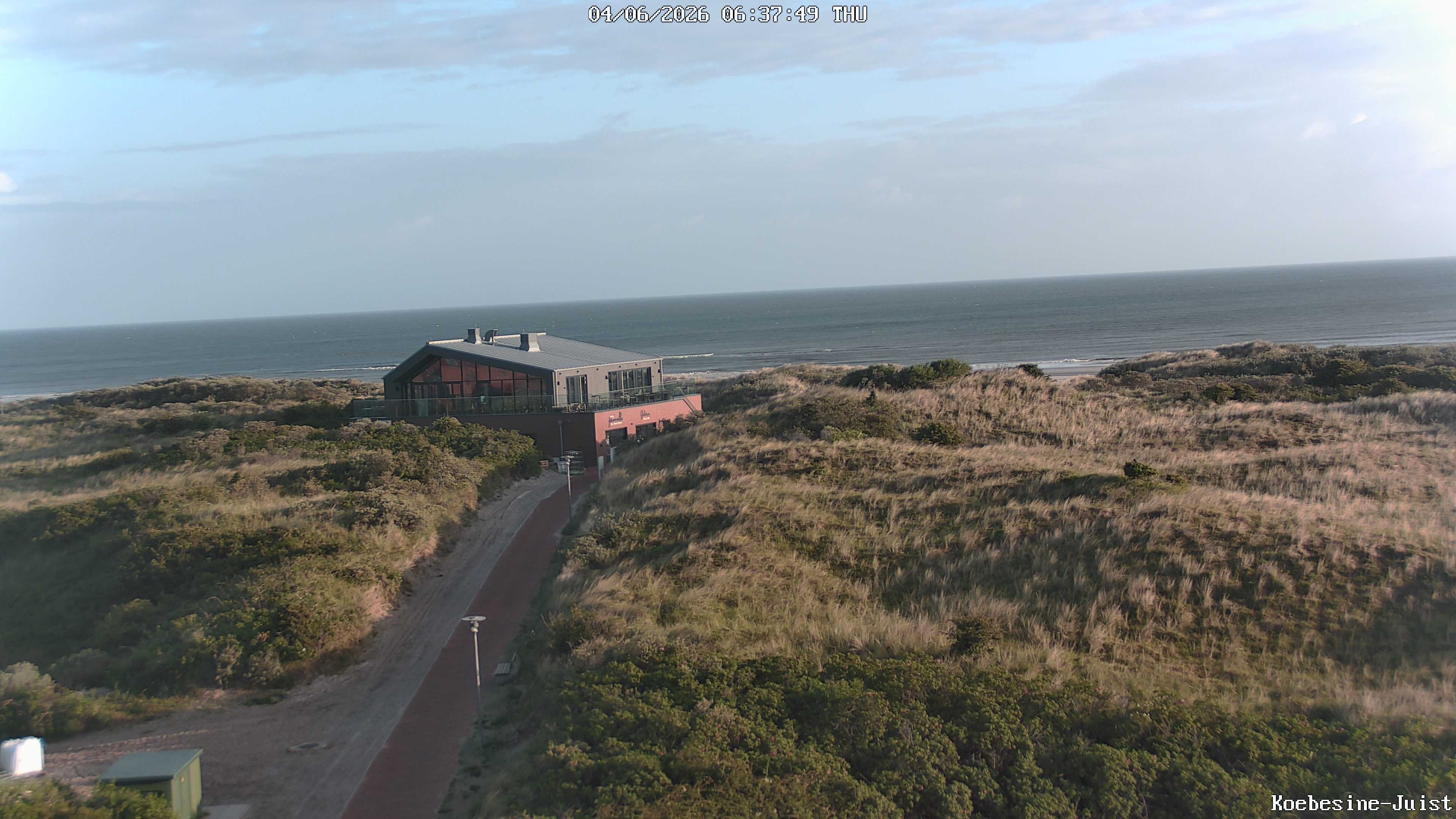 Archiv Foto Webcam Haus Köbesine auf Juist: Blick zum Strand