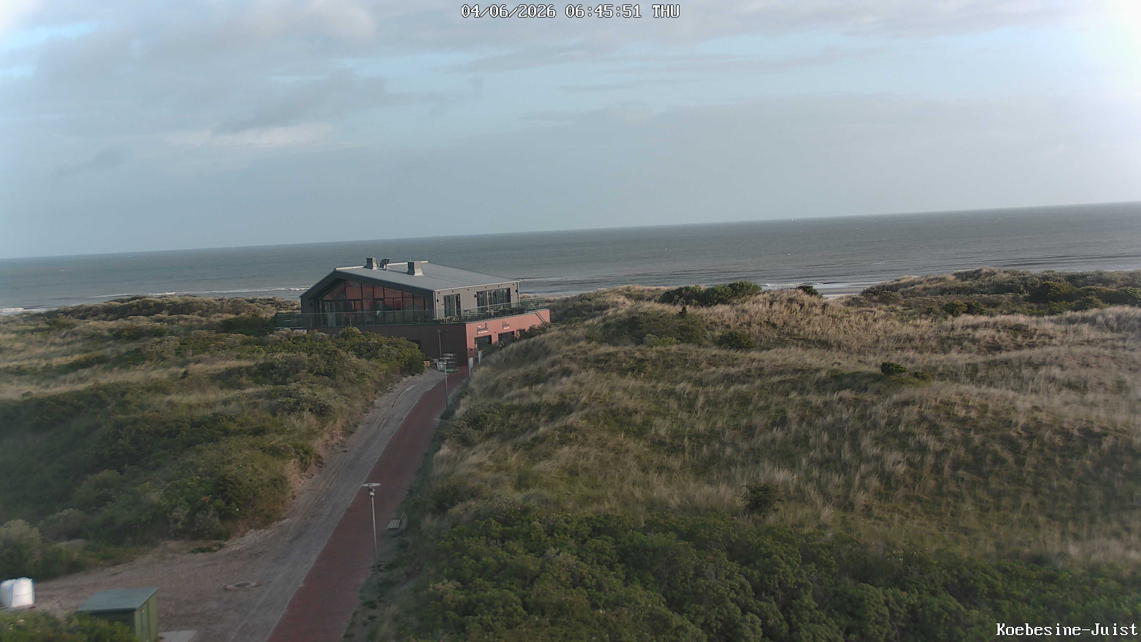Archiv Foto Webcam Haus Köbesine auf Juist: Blick zum Strand