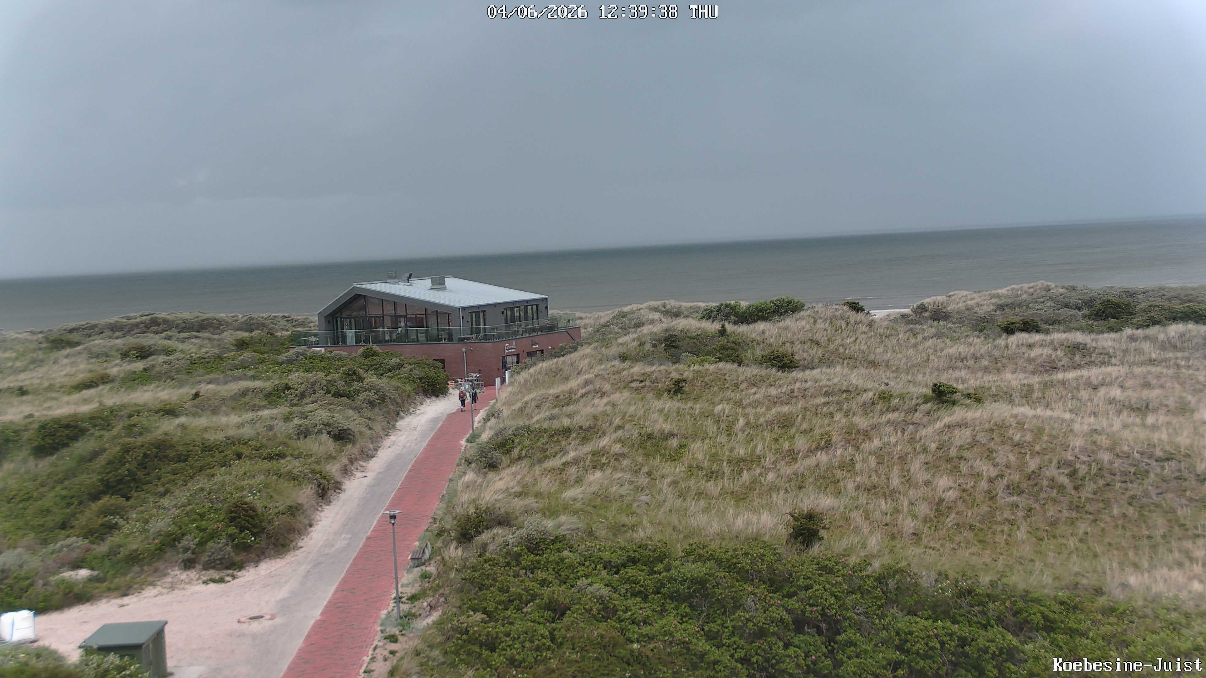 Archiv Foto Webcam Haus Köbesine auf Juist: Blick zum Strand