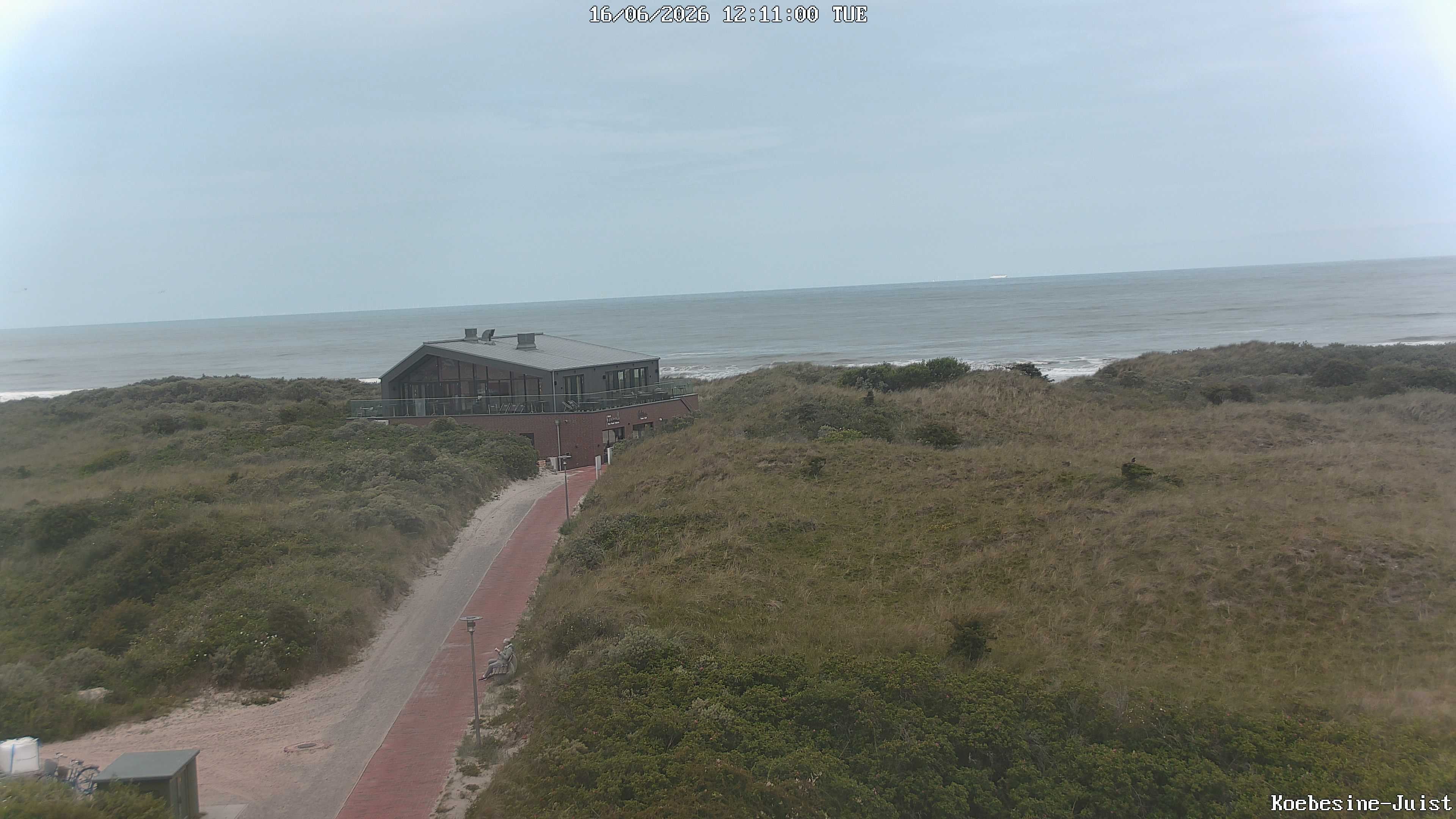 Archiv Foto Webcam Haus Köbesine auf Juist: Blick zum Strand