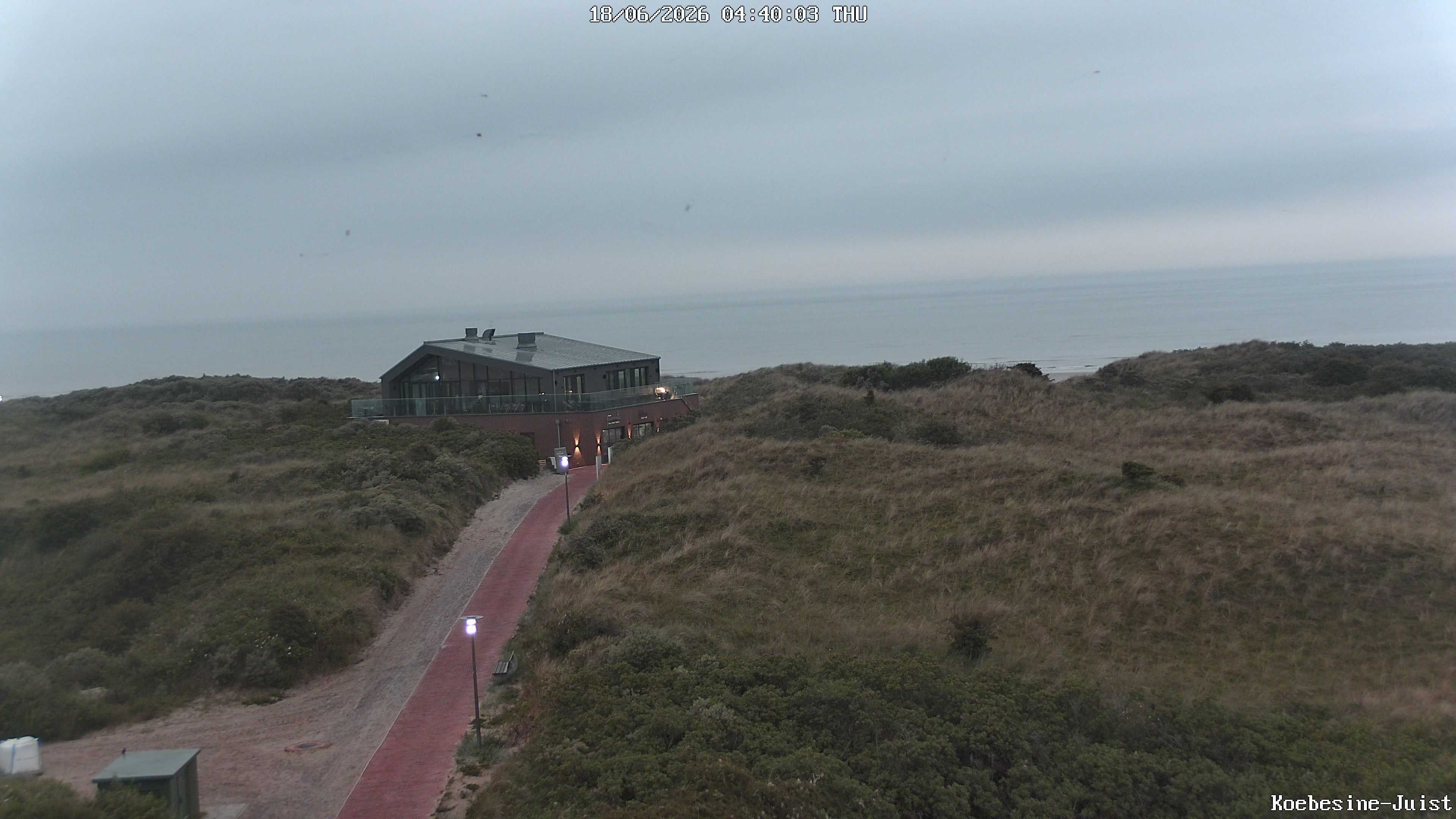 Archiv Foto Webcam Haus Köbesine auf Juist: Blick zum Strand