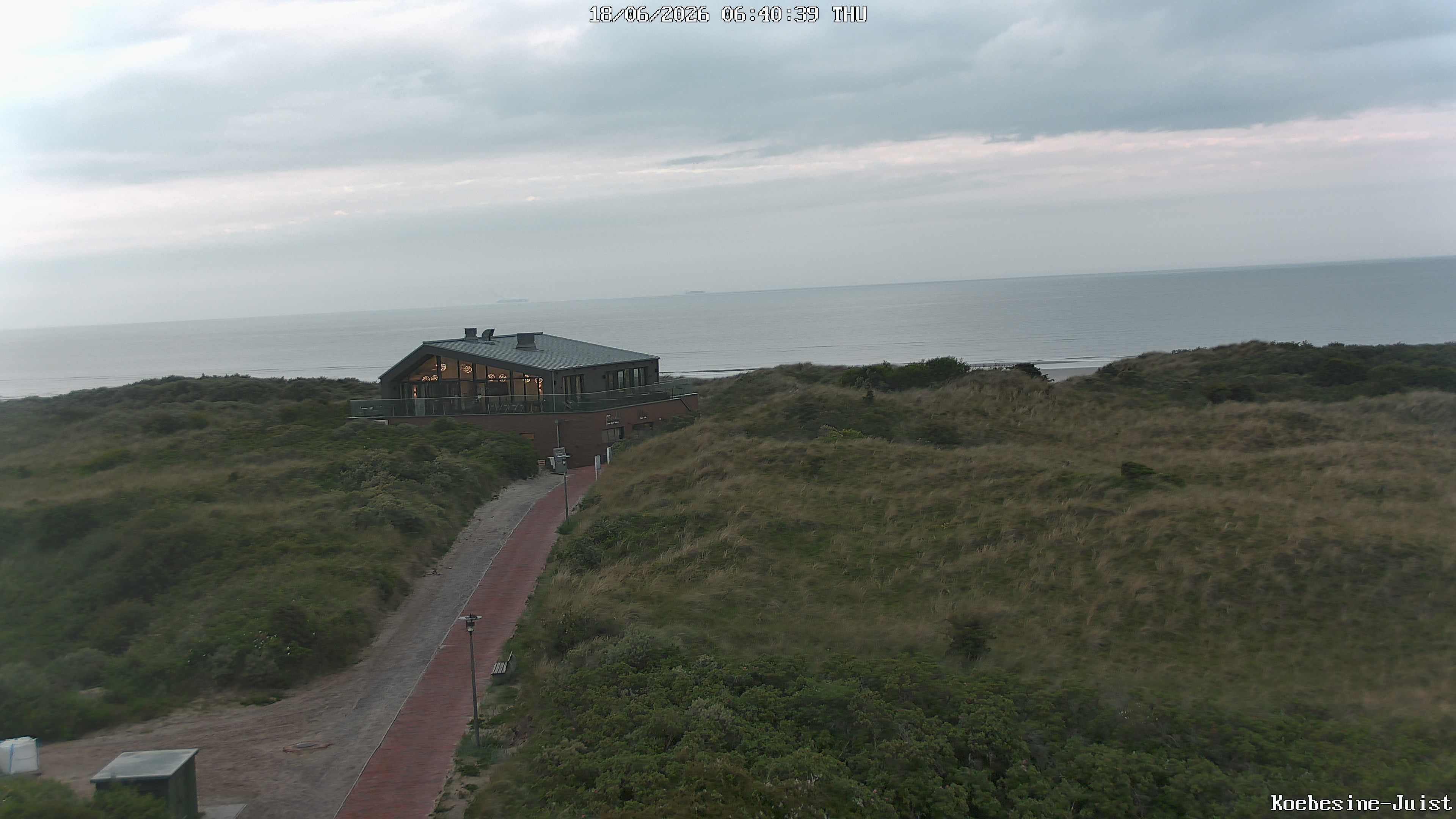 Archiv Foto Webcam Haus Köbesine auf Juist: Blick zum Strand