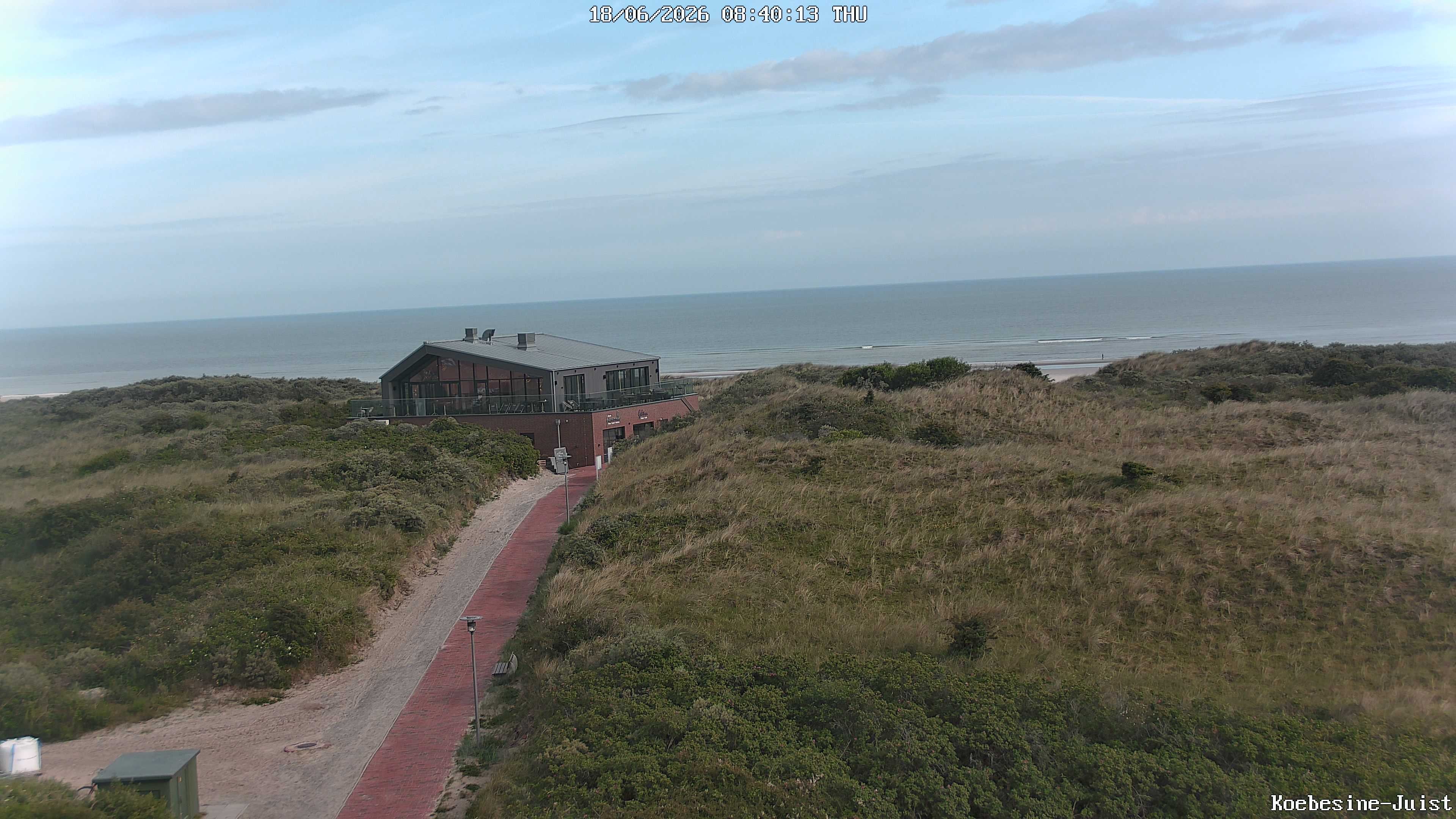 Archiv Foto Webcam Haus Köbesine auf Juist: Blick zum Strand