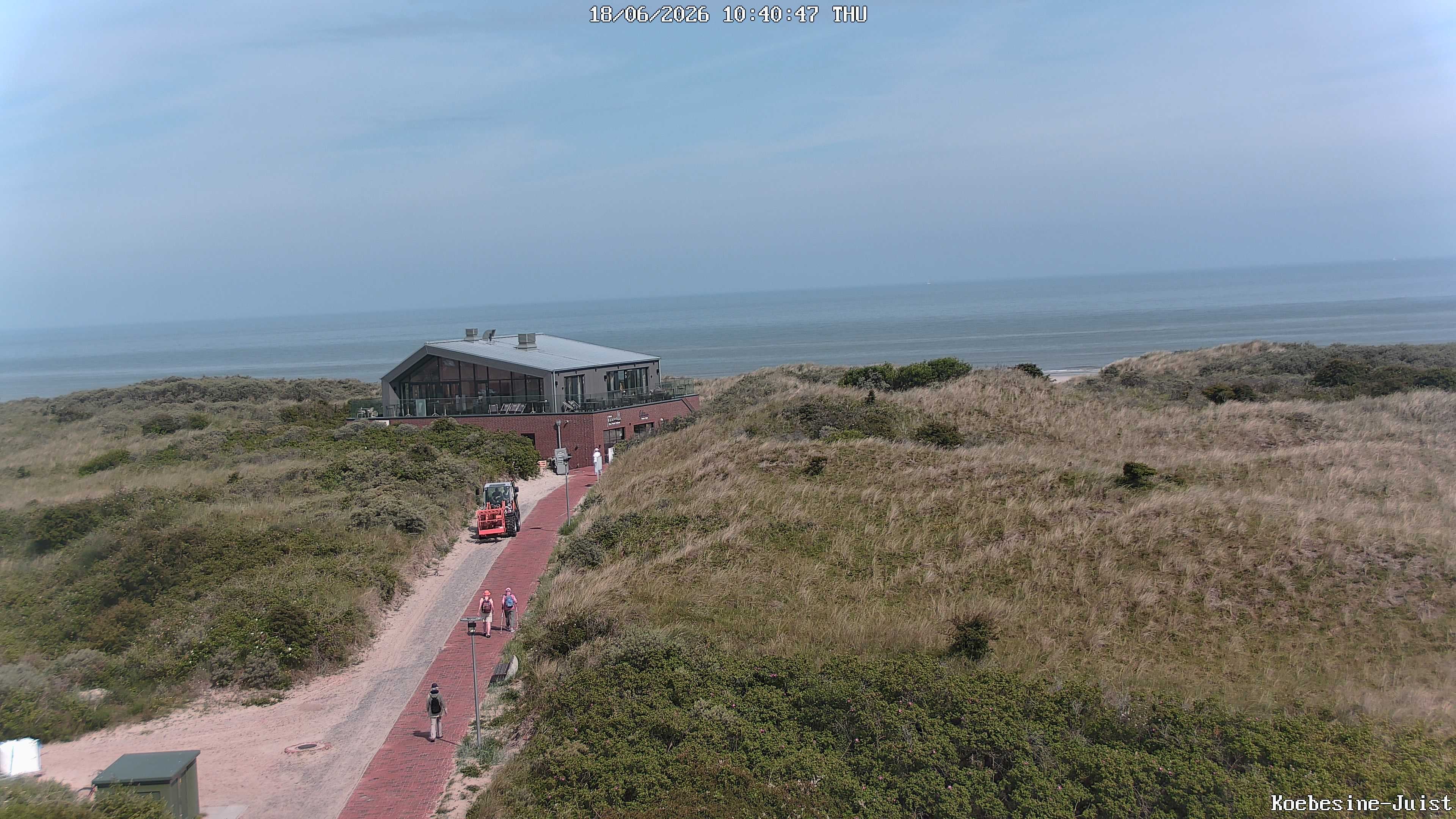 Archiv Foto Webcam Haus Köbesine auf Juist: Blick zum Strand