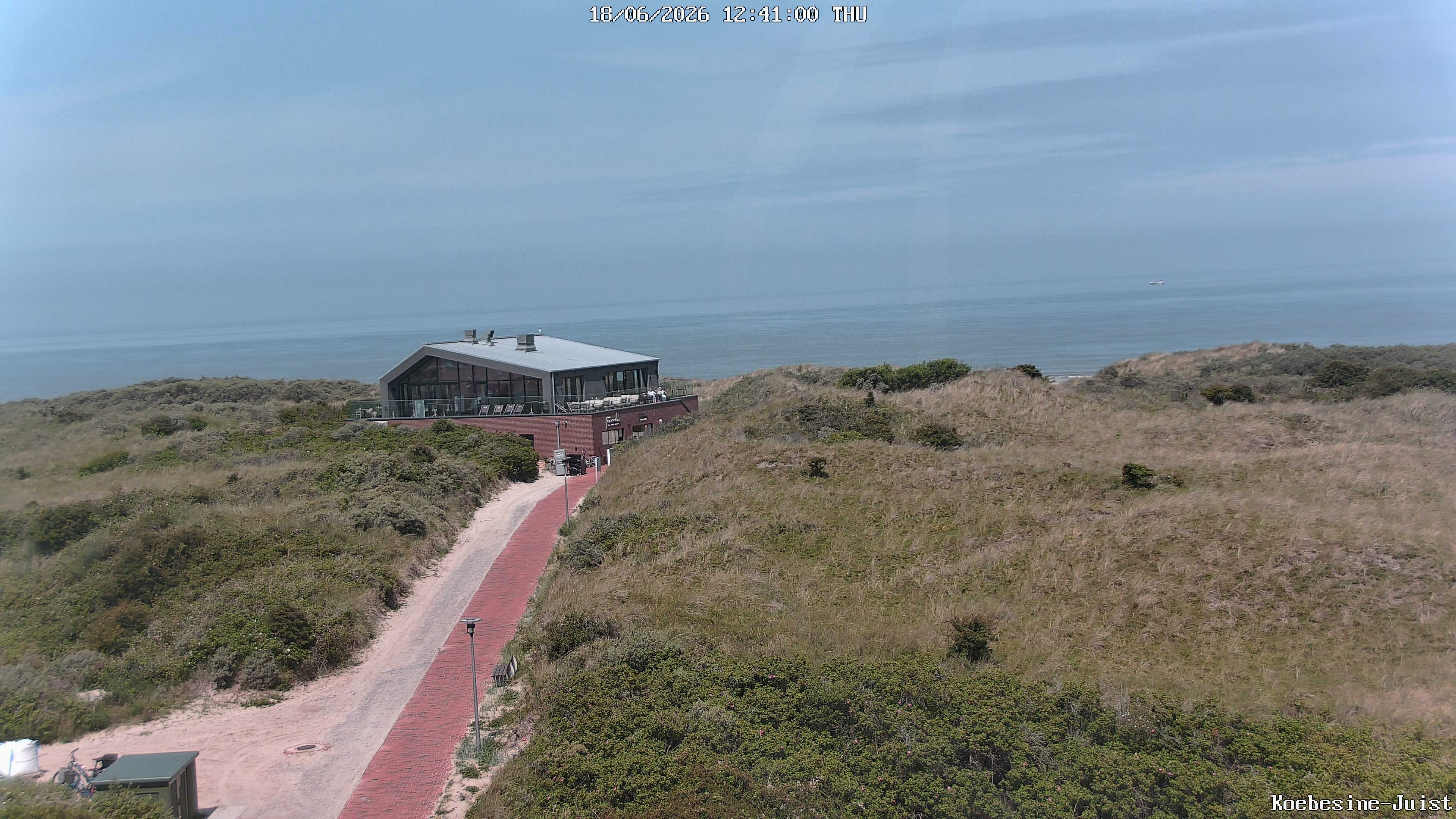 Archiv Foto Webcam Haus Köbesine auf Juist: Blick zum Strand
