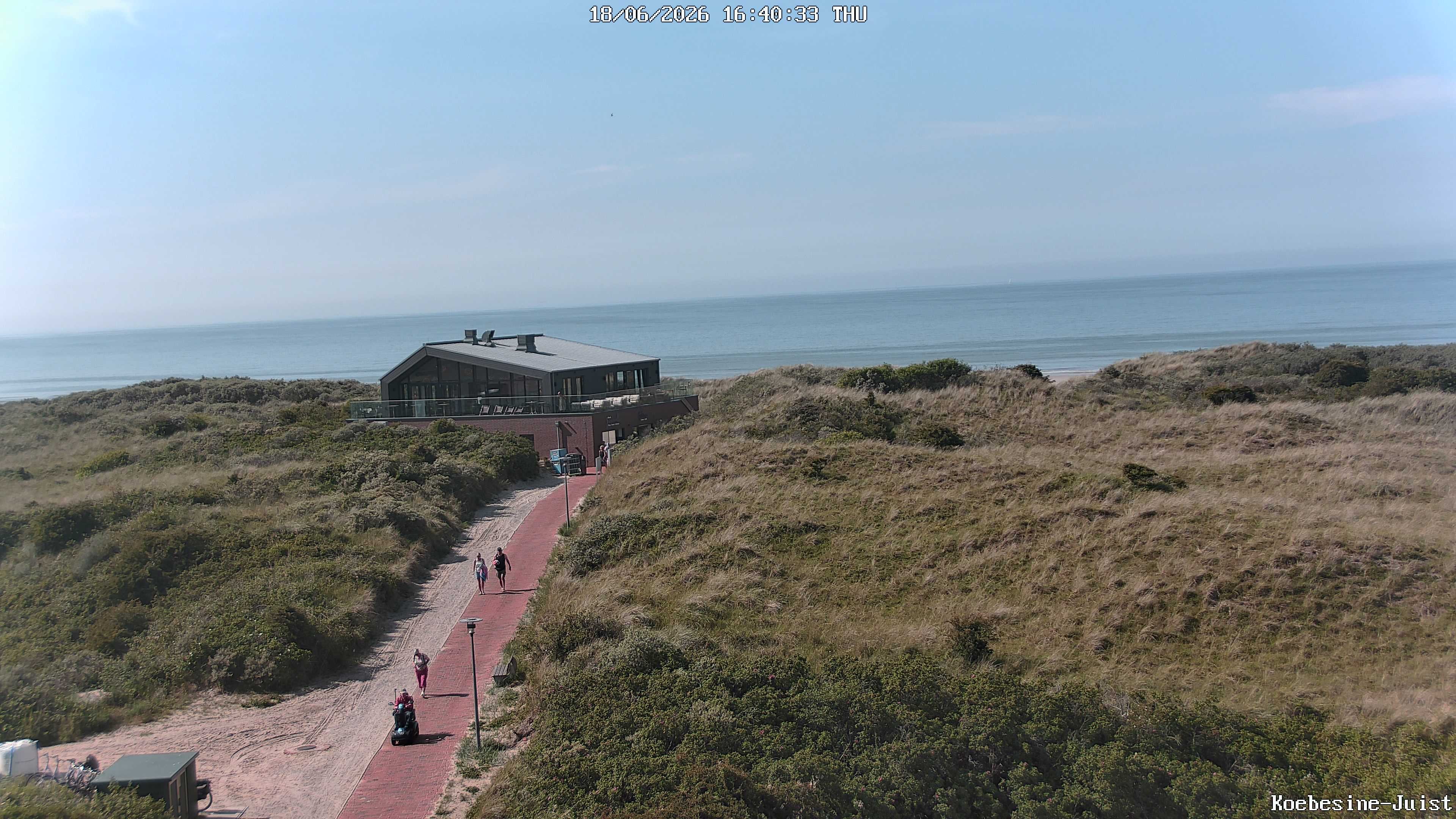 Archiv Foto Webcam Haus Köbesine auf Juist: Blick zum Strand