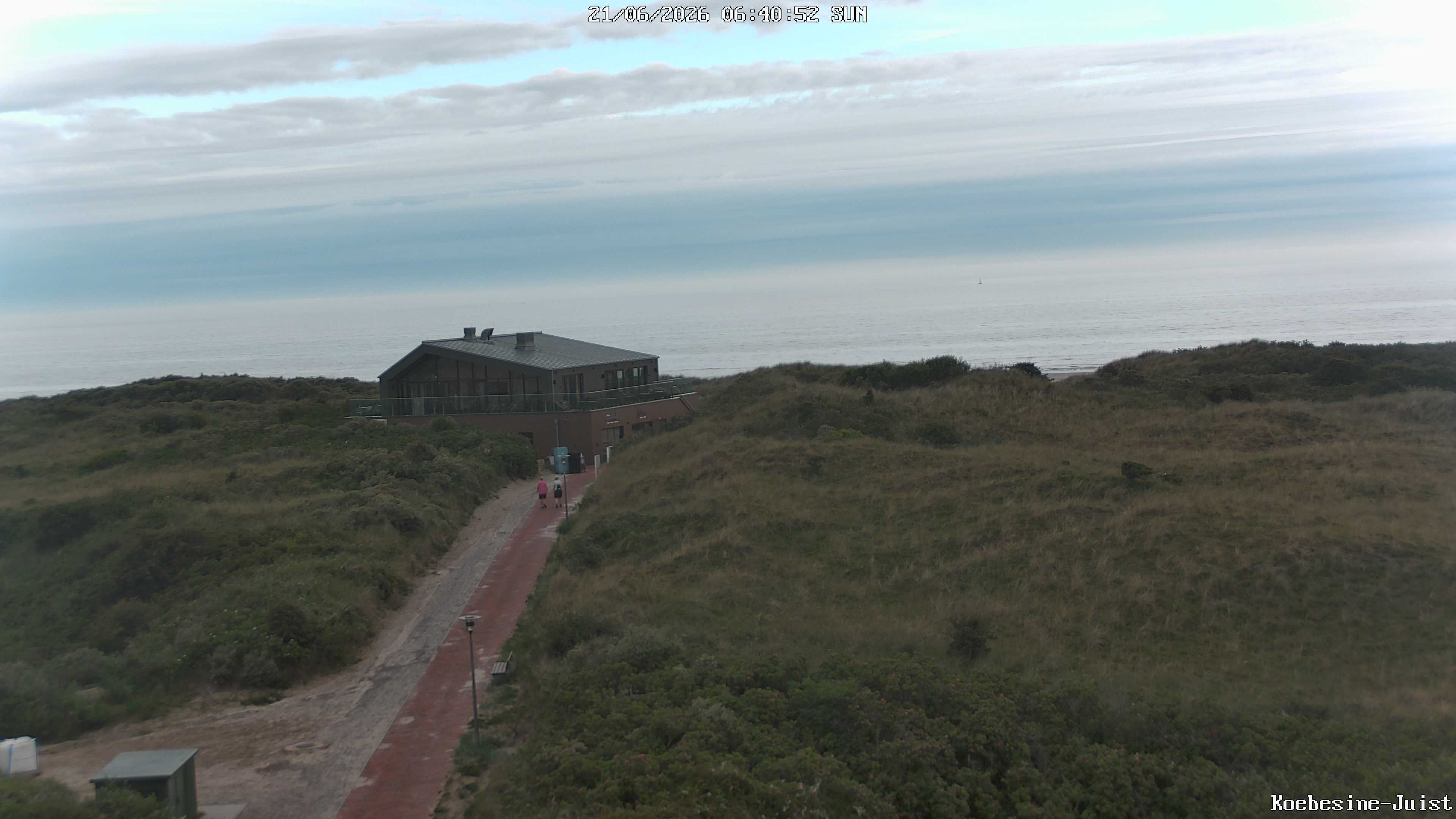 Archiv Foto Webcam Haus Köbesine auf Juist: Blick zum Strand