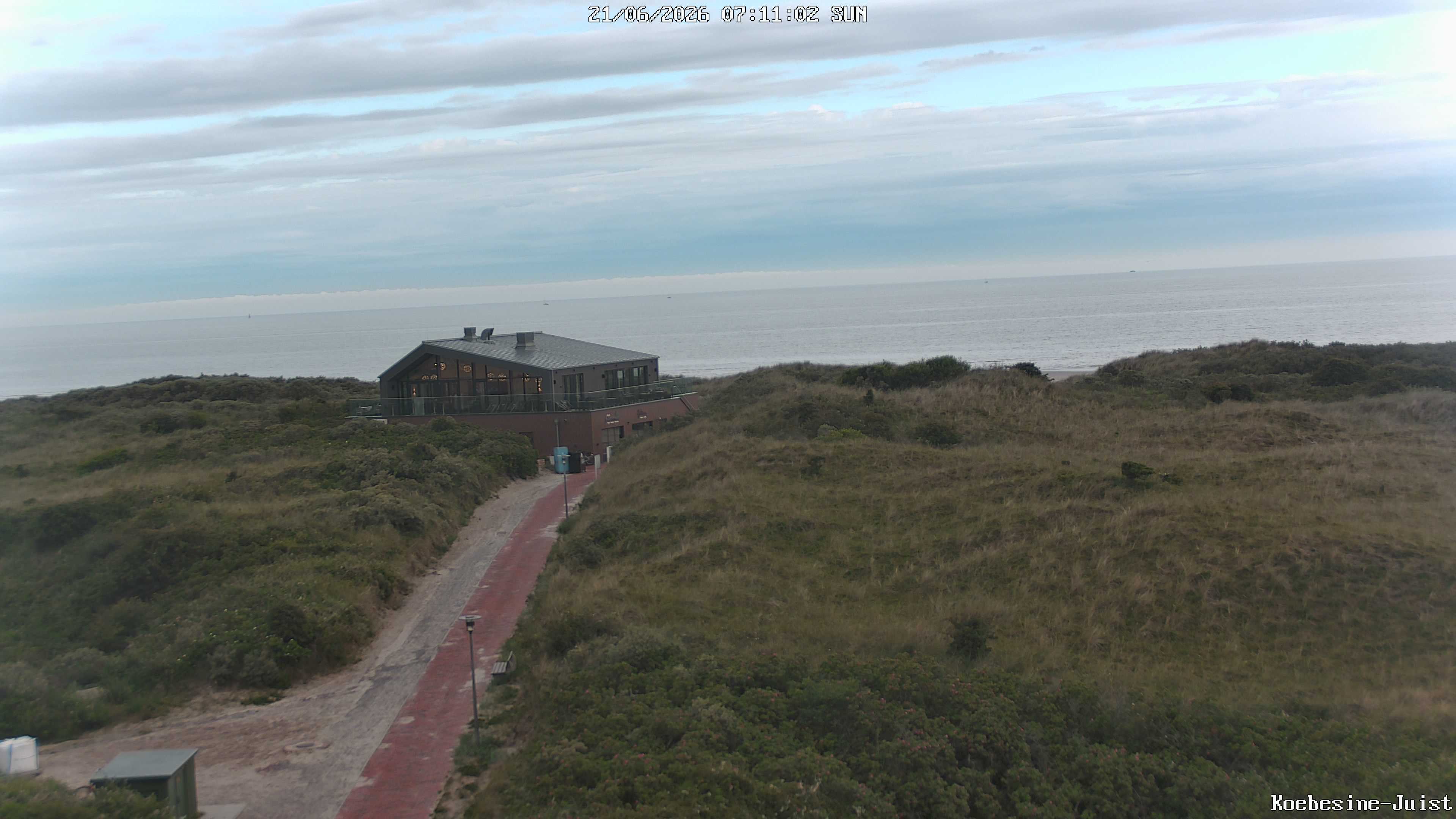 Archiv Foto Webcam Haus Köbesine auf Juist: Blick zum Strand