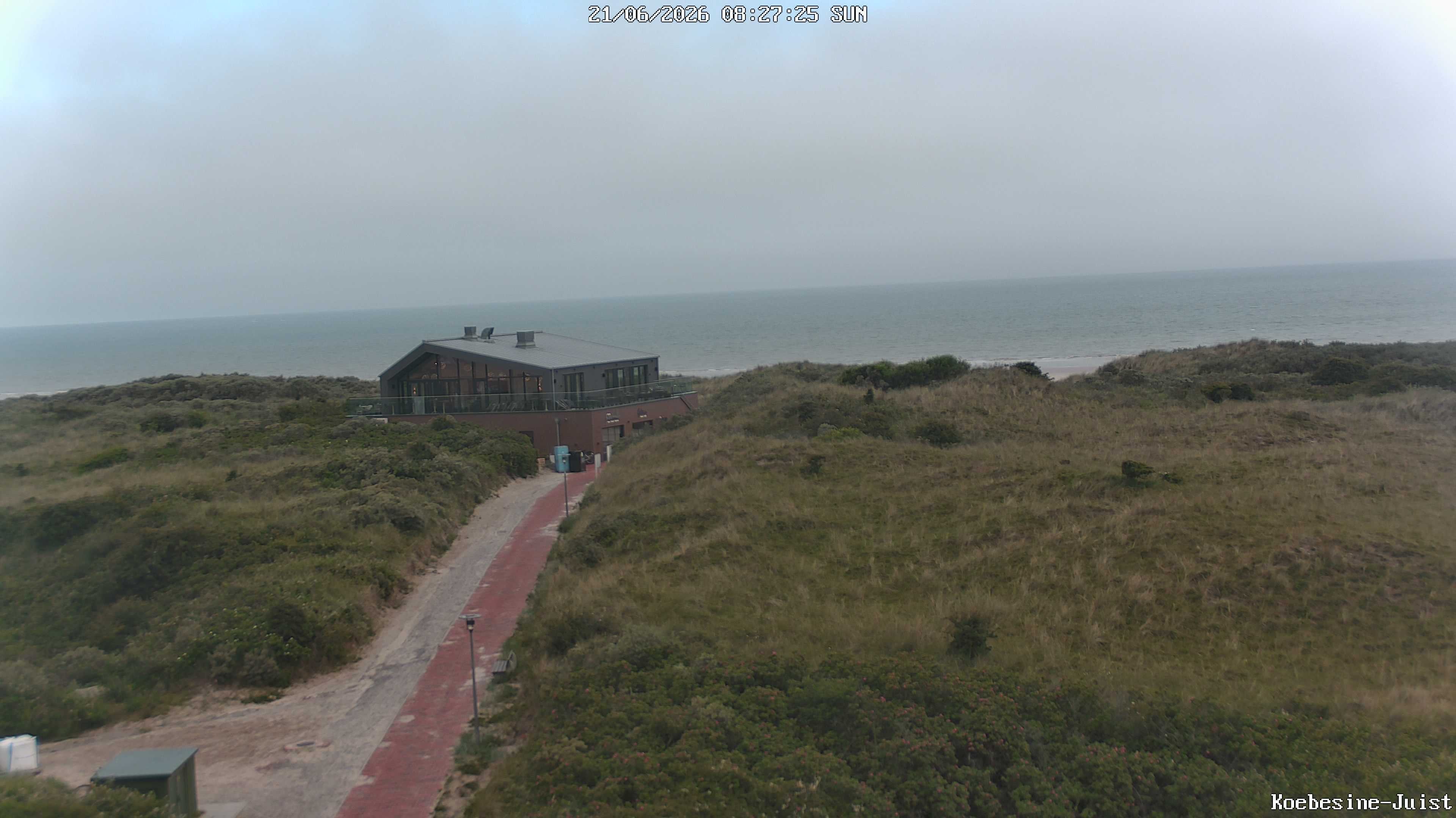 Archiv Foto Webcam Haus Köbesine auf Juist: Blick zum Strand