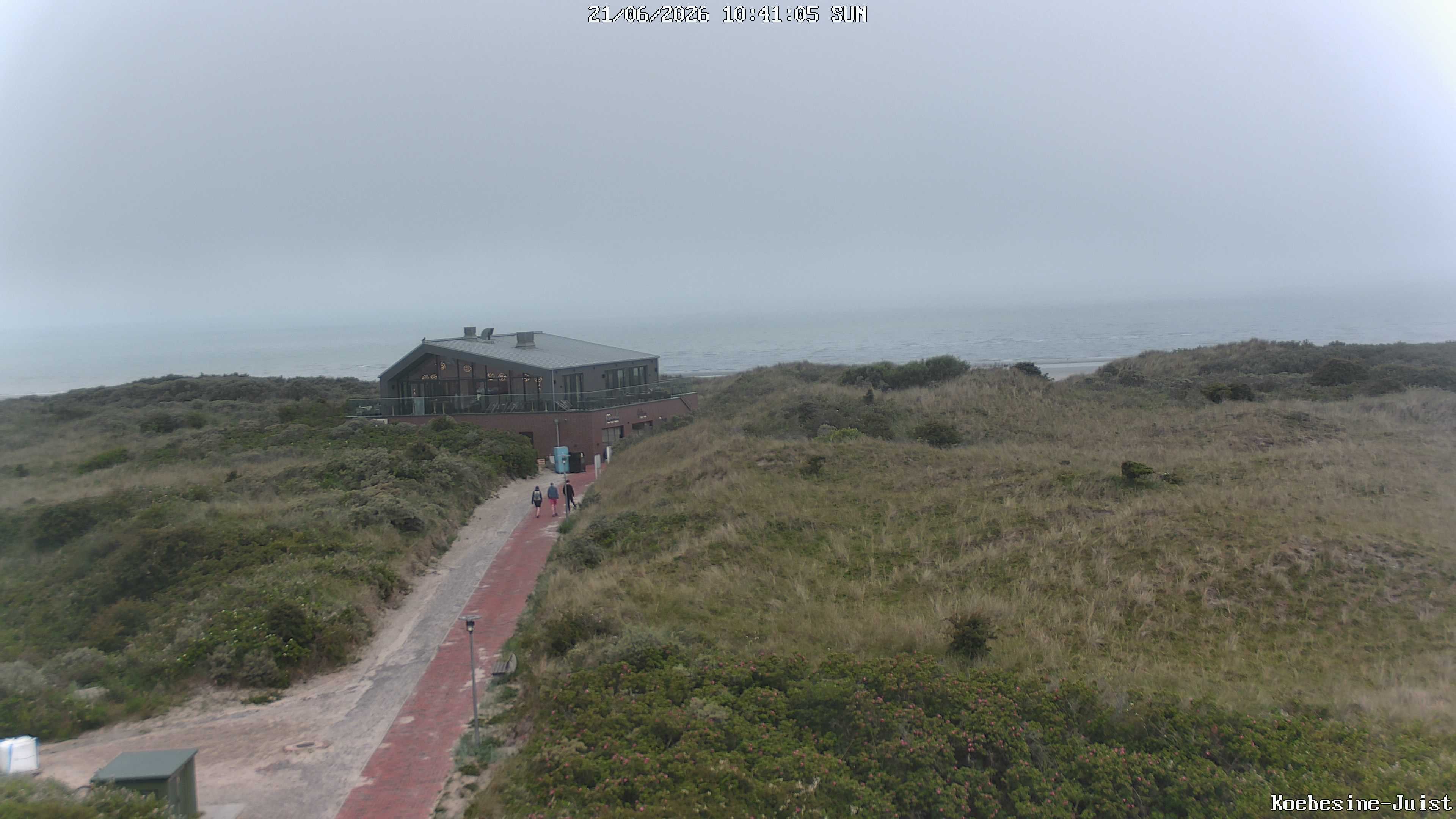 Archiv Foto Webcam Haus Köbesine auf Juist: Blick zum Strand