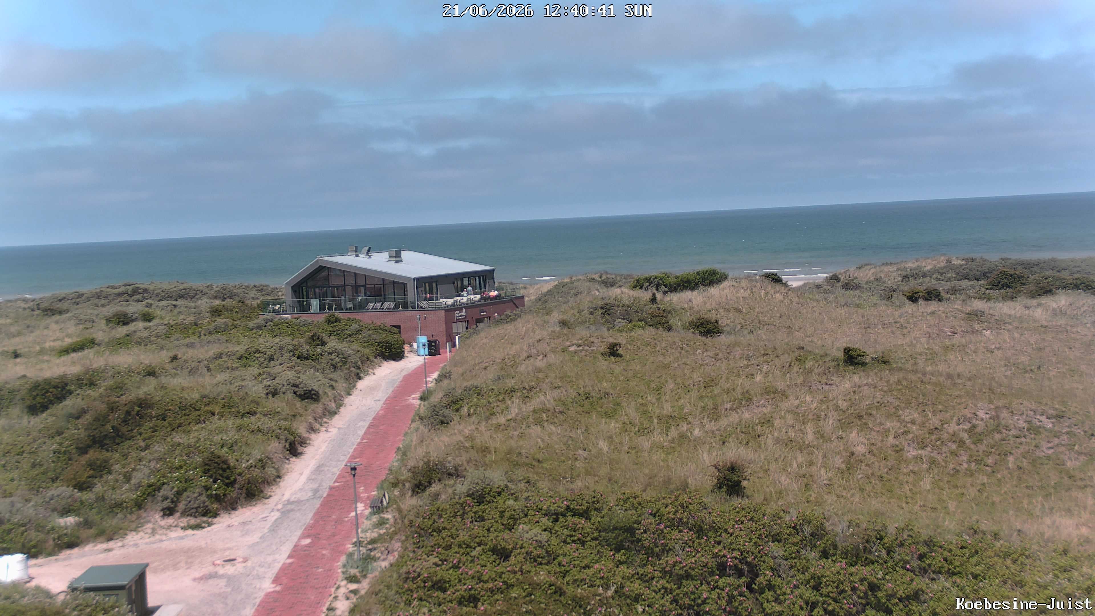 Archiv Foto Webcam Haus Köbesine auf Juist: Blick zum Strand