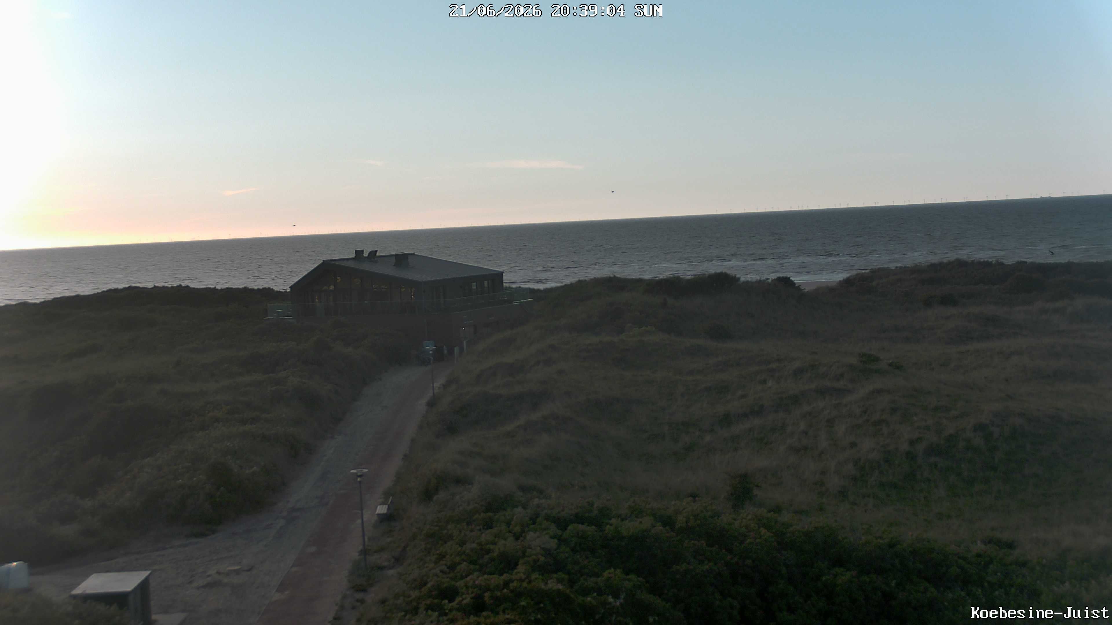Archiv Foto Webcam Haus Köbesine auf Juist: Blick zum Strand