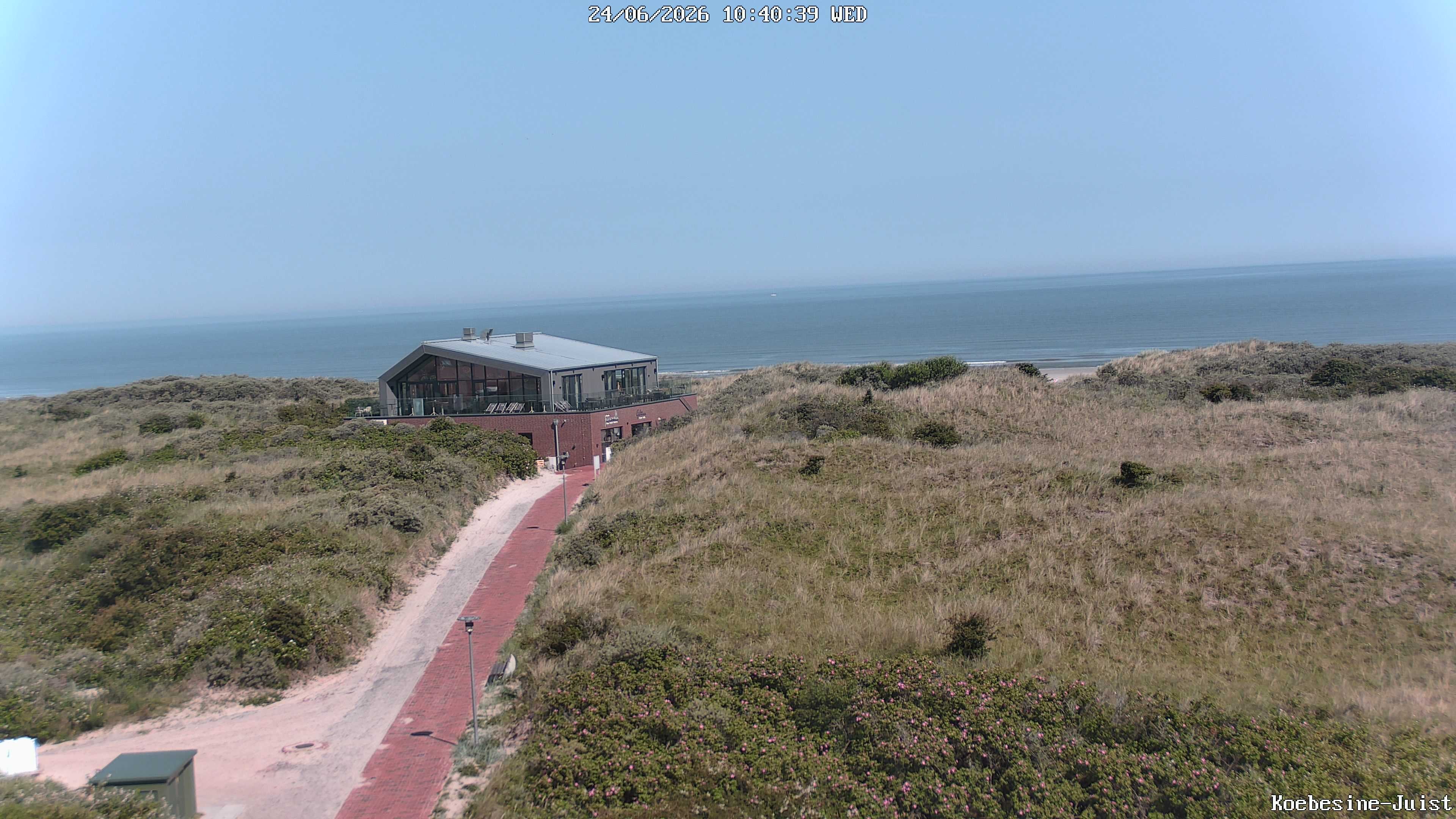 Archiv Foto Webcam Haus Köbesine auf Juist: Blick zum Strand