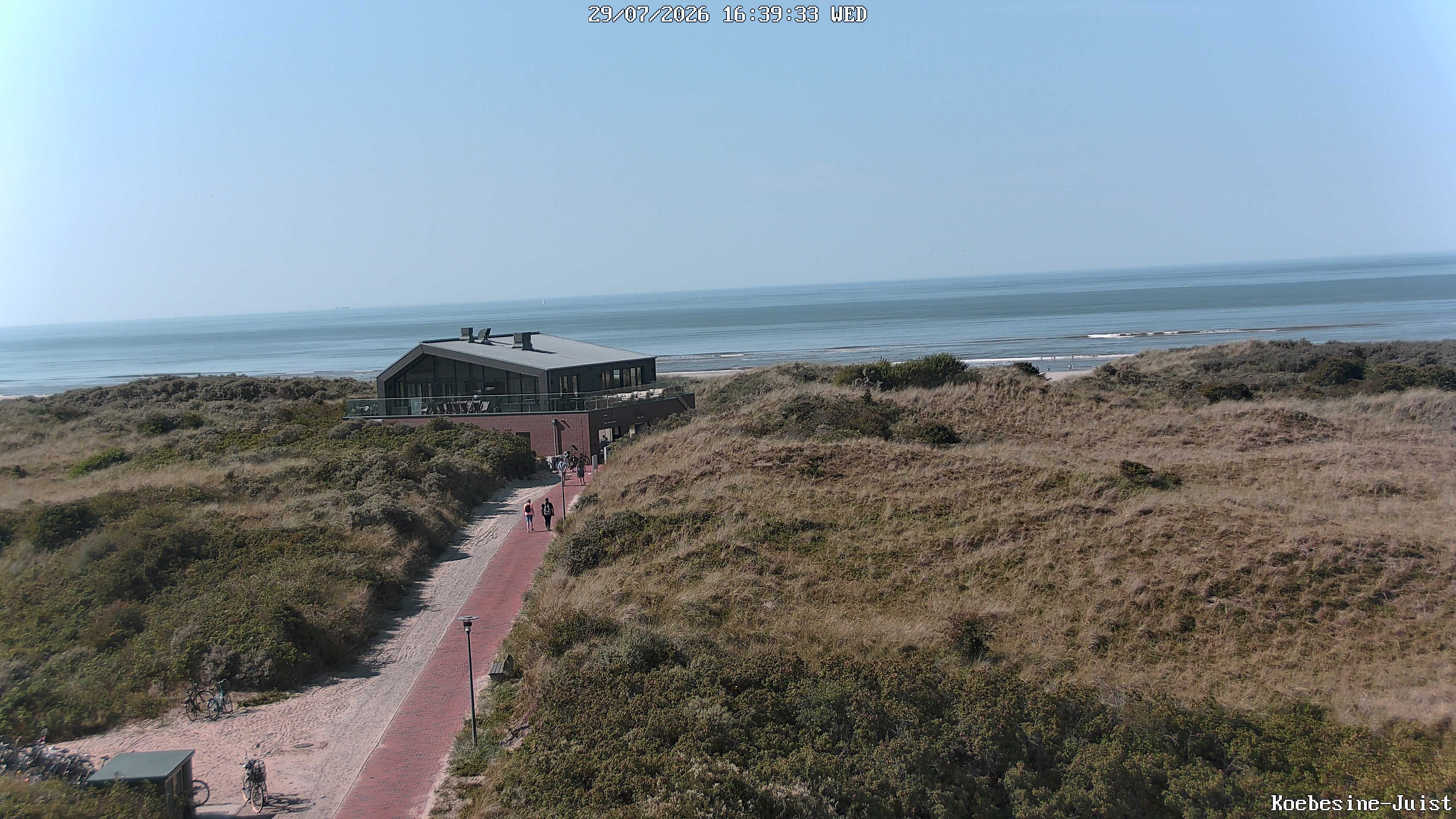 Archiv Foto Webcam Haus Köbesine auf Juist: Blick zum Strand