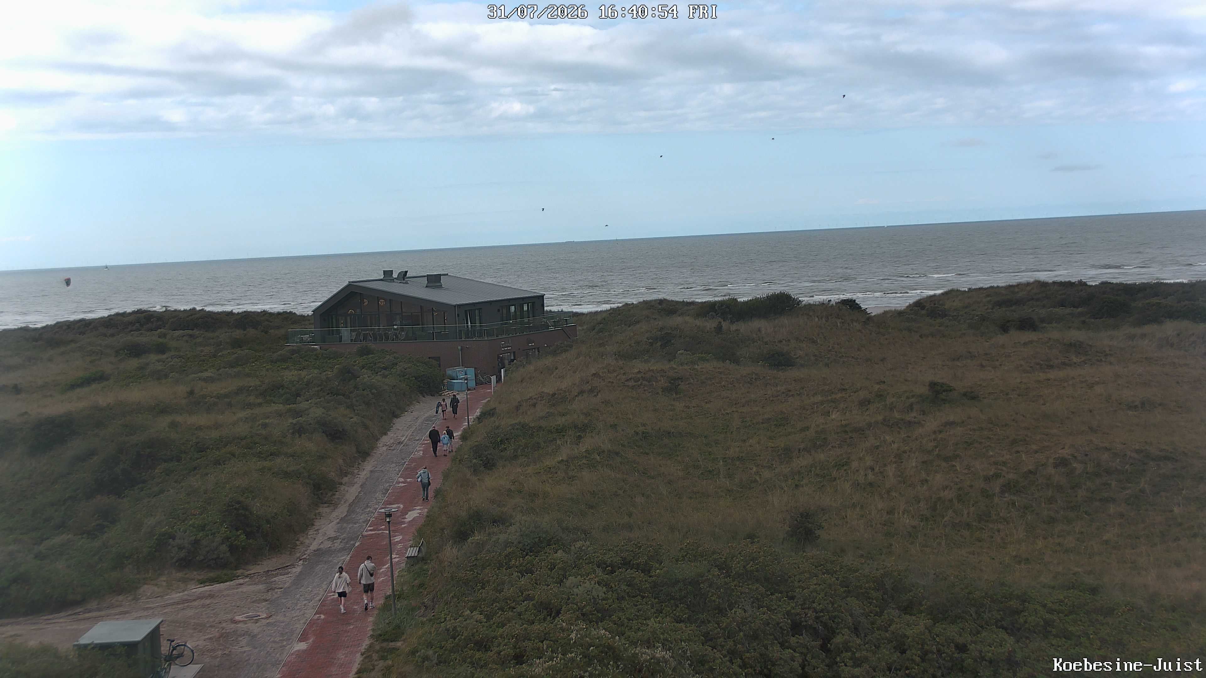 Archiv Foto Webcam Haus Köbesine auf Juist: Blick zum Strand