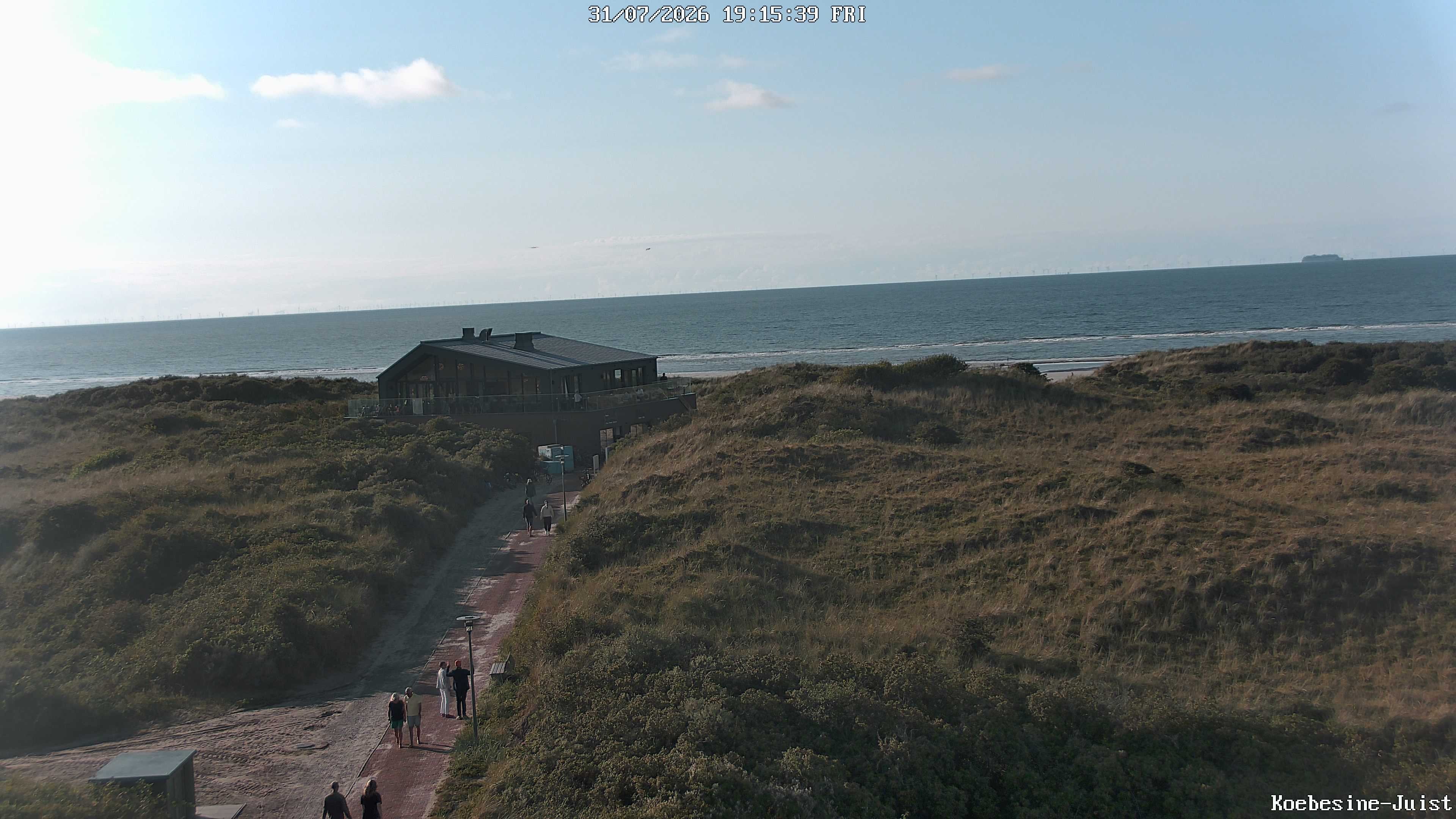 Archiv Foto Webcam Haus Köbesine auf Juist: Blick zum Strand