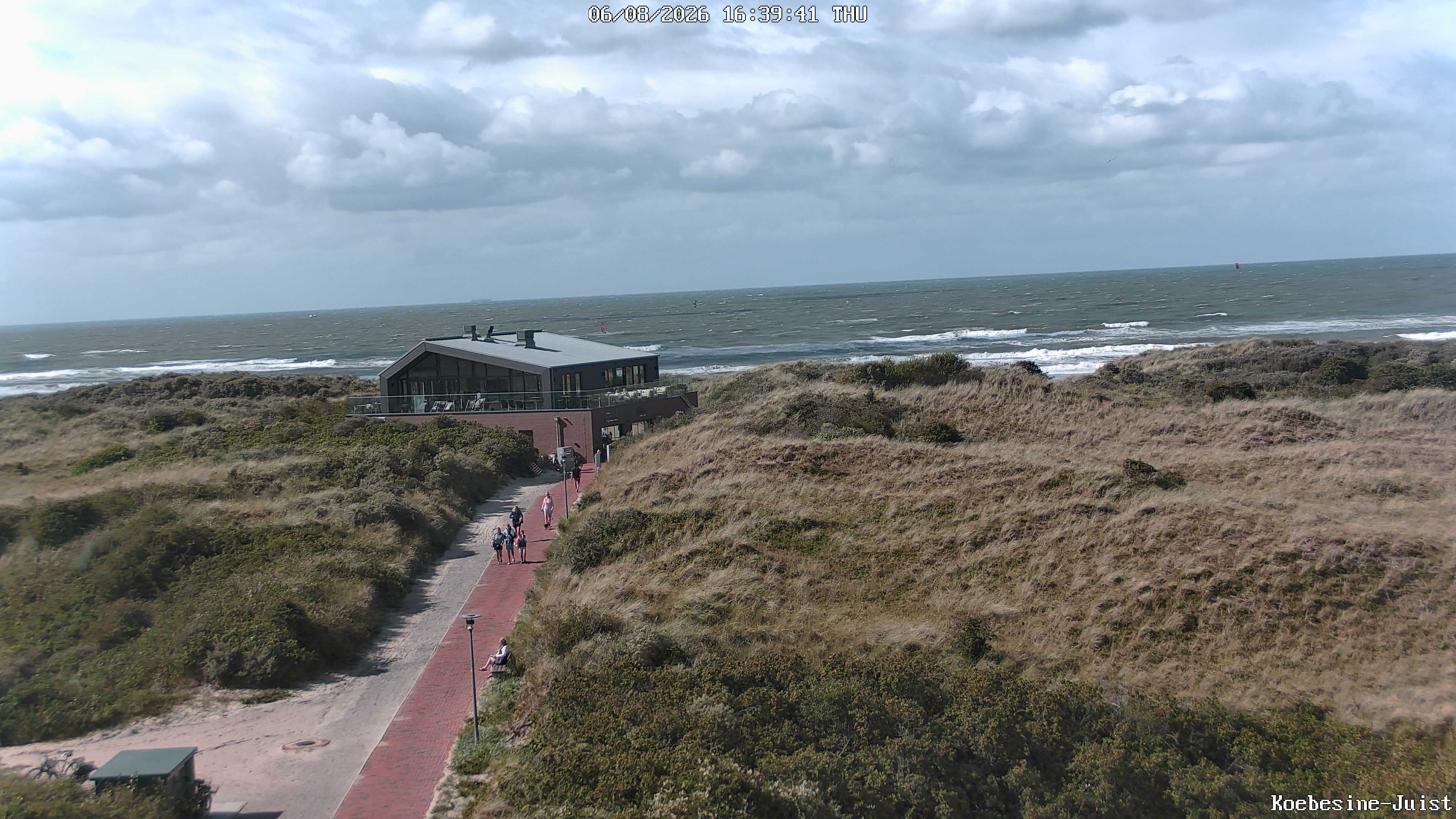 Archiv Foto Webcam Haus Köbesine auf Juist: Blick zum Strand