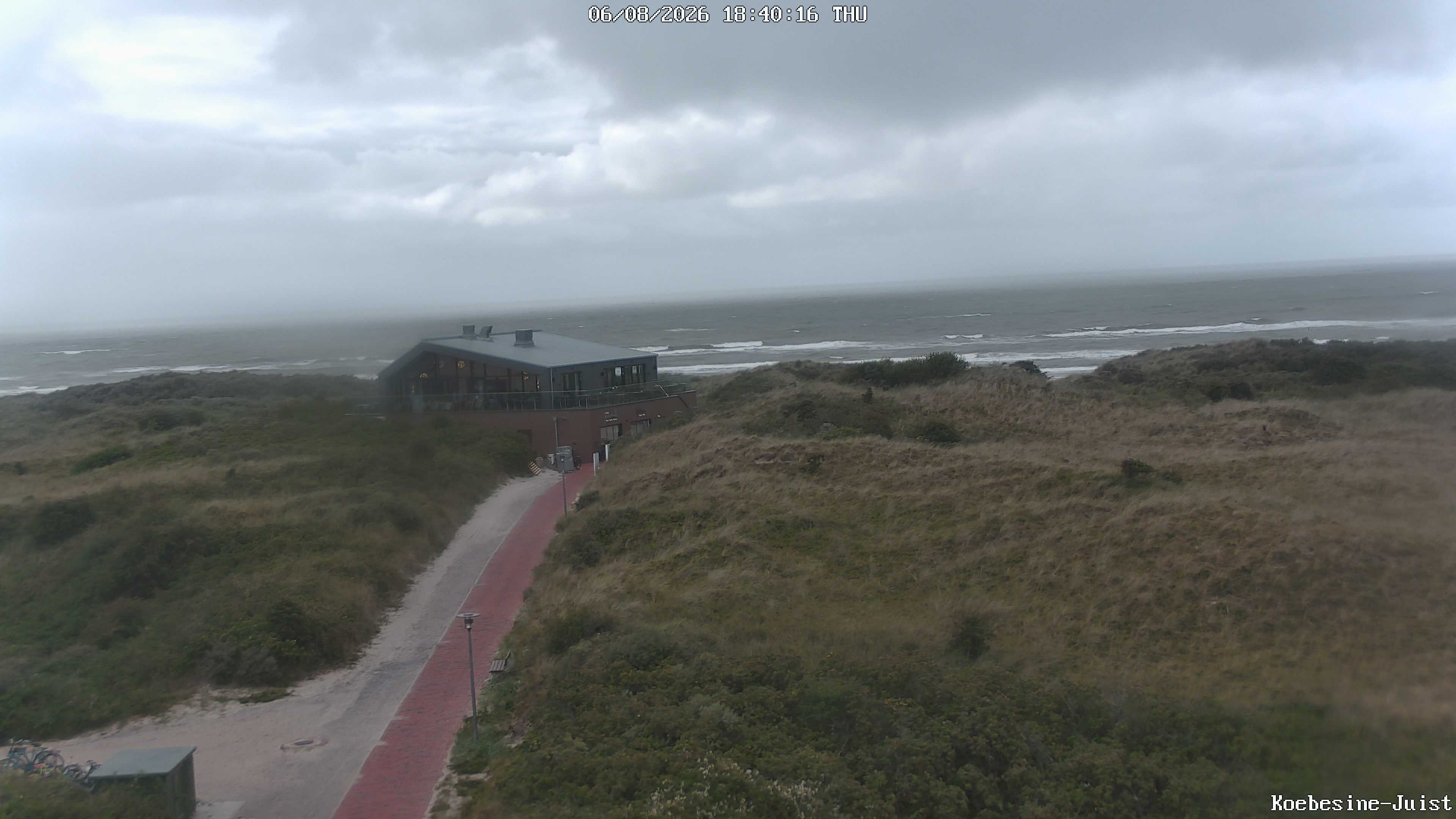 Archiv Foto Webcam Haus Köbesine auf Juist: Blick zum Strand