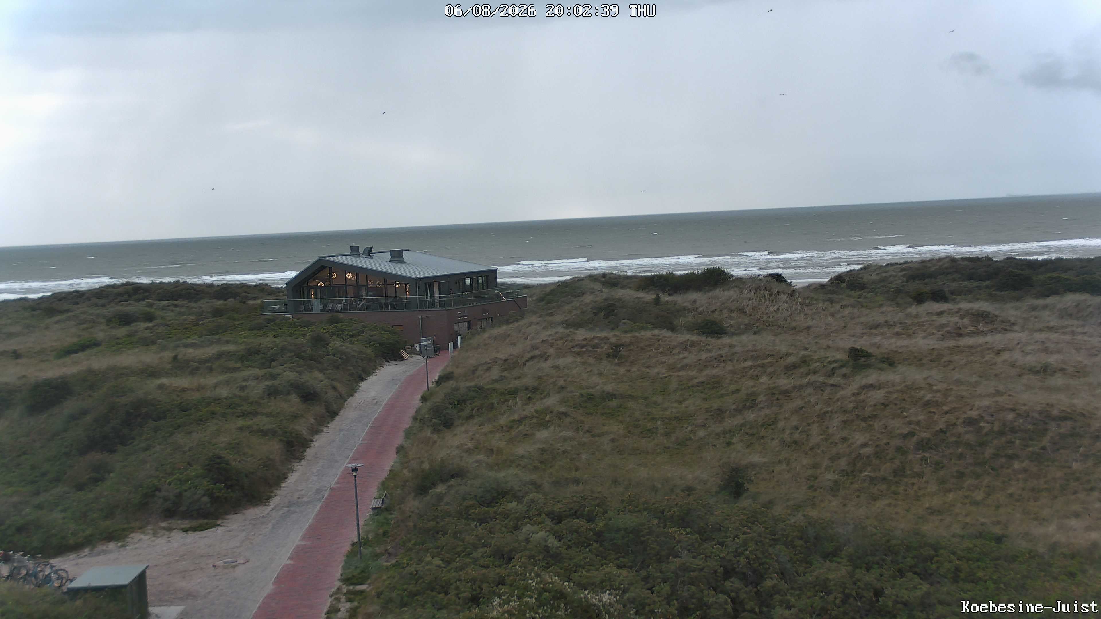 Archiv Foto Webcam Haus Köbesine auf Juist: Blick zum Strand