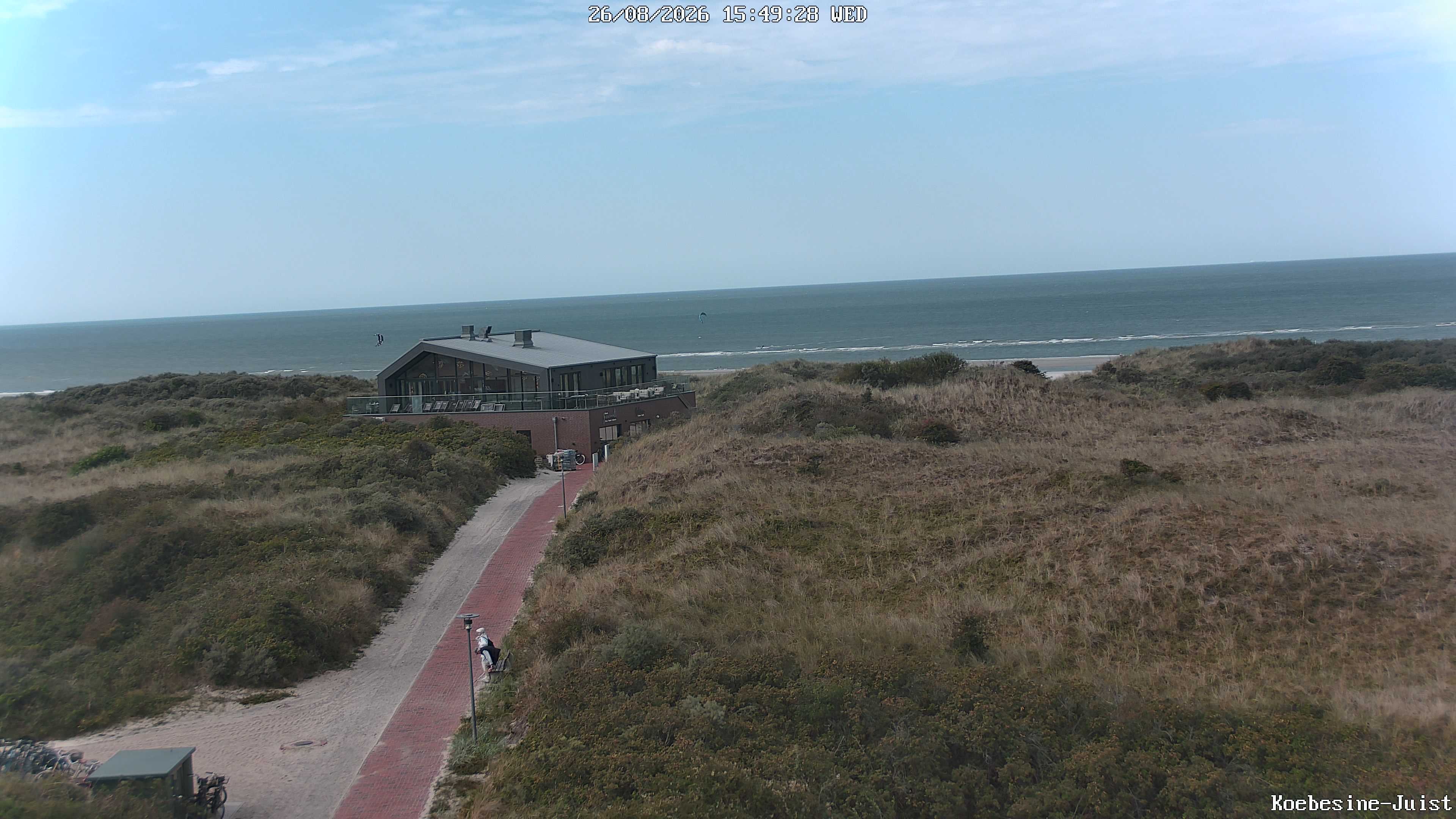 Archived image Webcam Juist Island - View Beach