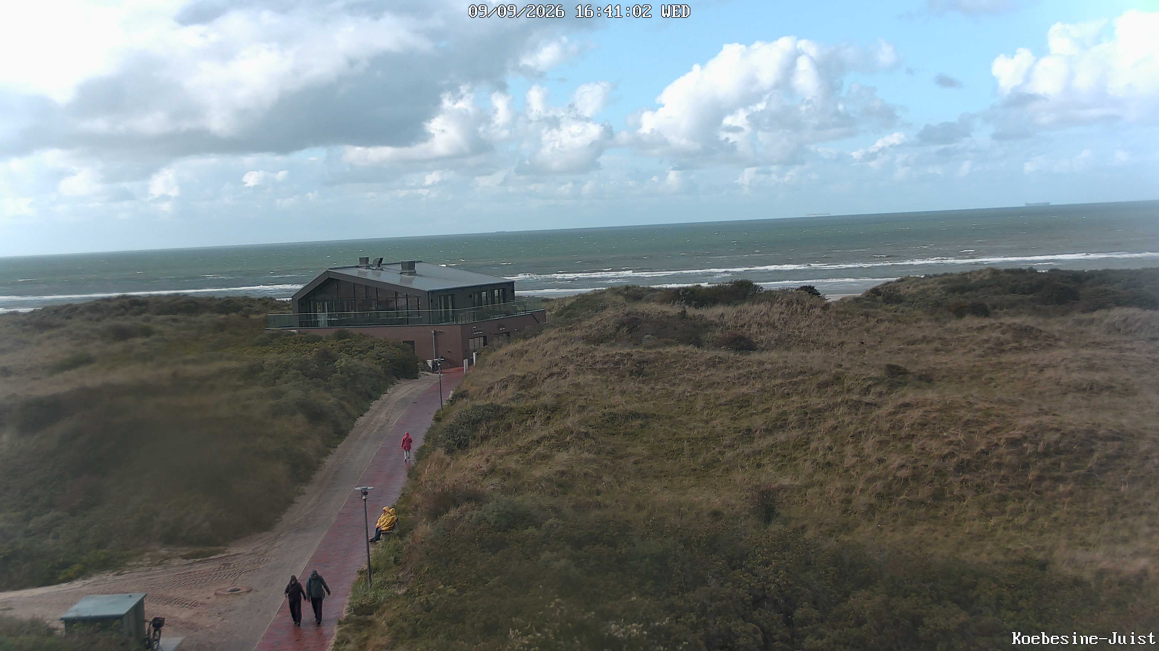 Archiv Foto Webcam Haus Köbesine auf Juist: Blick zum Strand