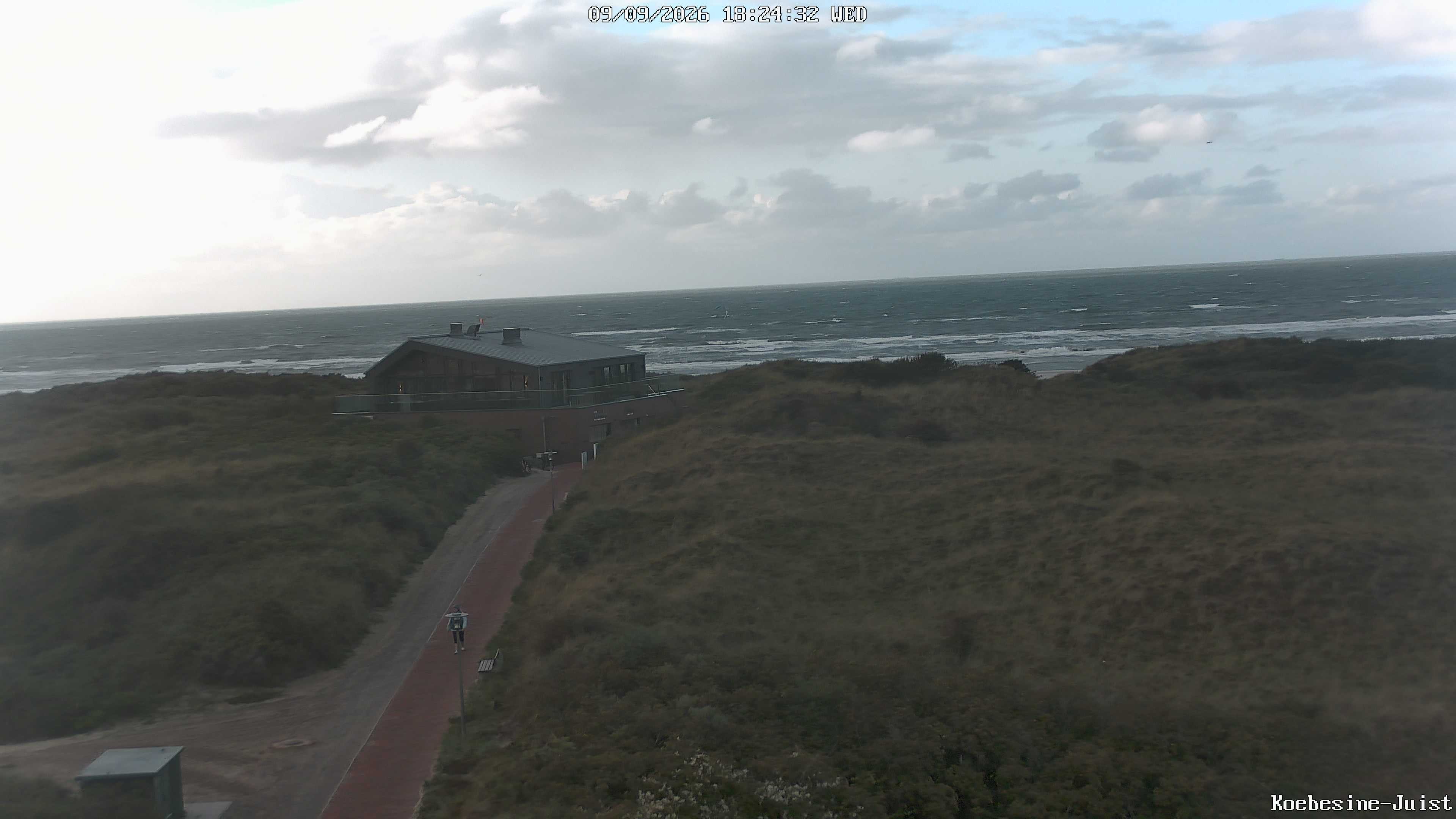 Archiv Foto Webcam Haus Köbesine auf Juist: Blick zum Strand