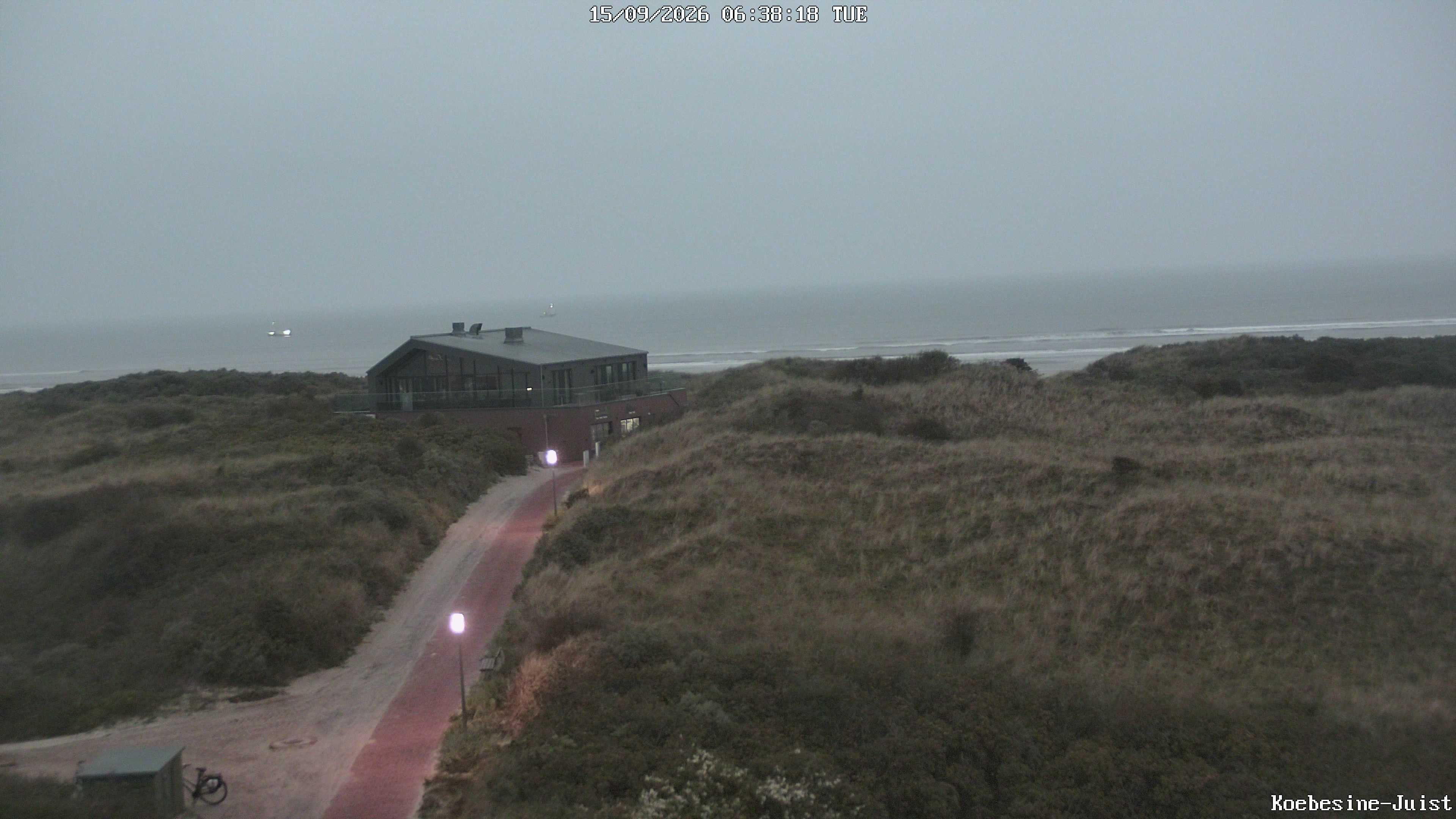 Archiv Foto Webcam Haus Köbesine auf Juist: Blick zum Strand