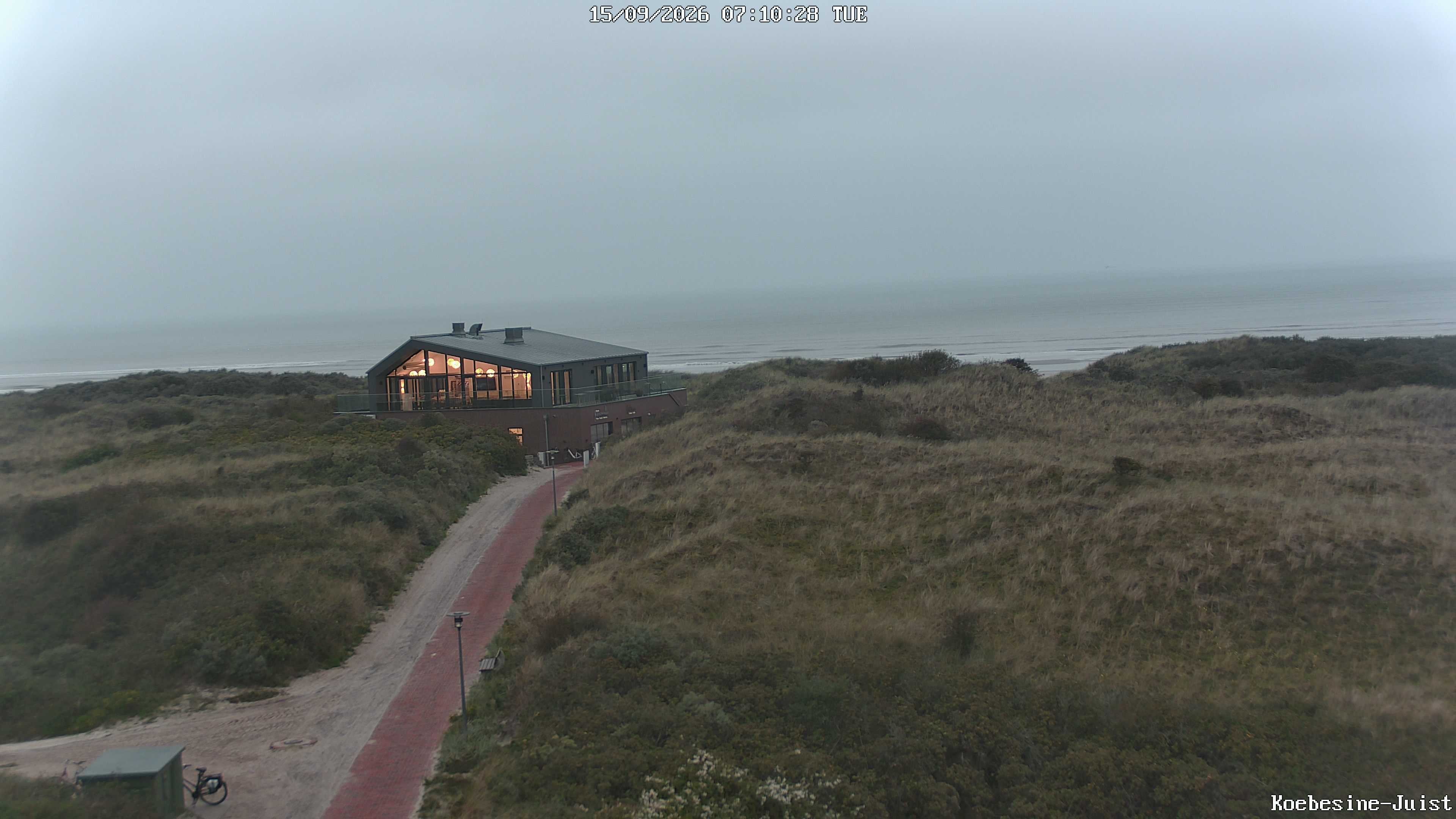 Archiv Foto Webcam Haus Köbesine auf Juist: Blick zum Strand