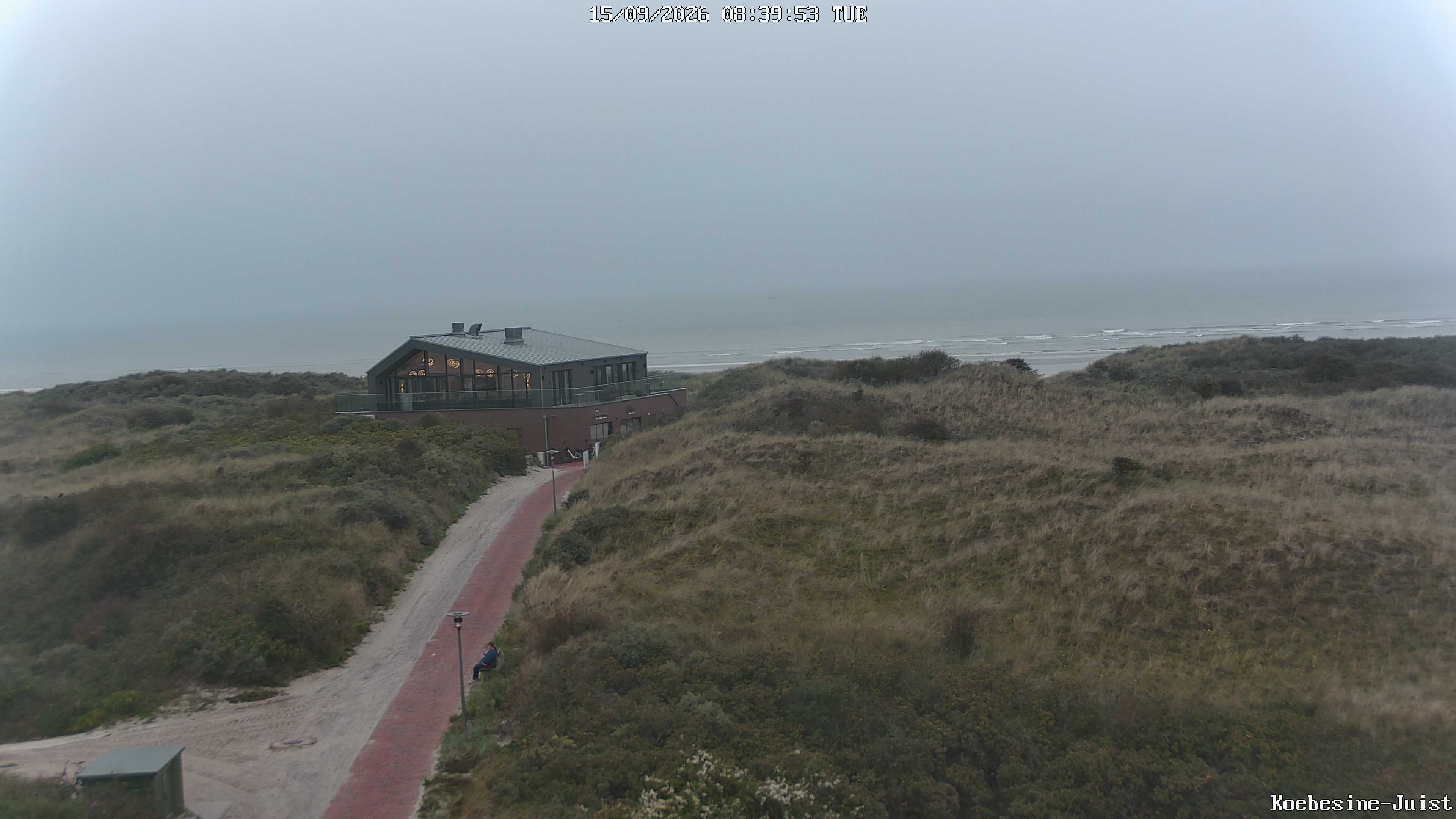 Archiv Foto Webcam Haus Köbesine auf Juist: Blick zum Strand