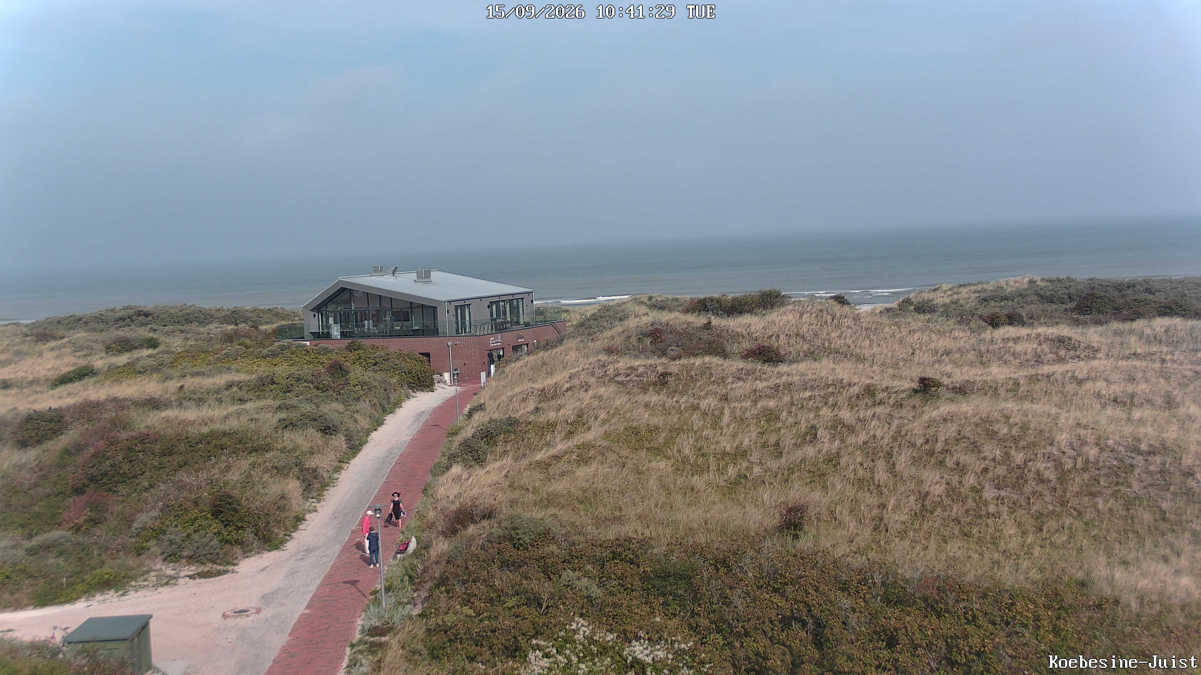 Archiv Foto Webcam Haus Köbesine auf Juist: Blick zum Strand