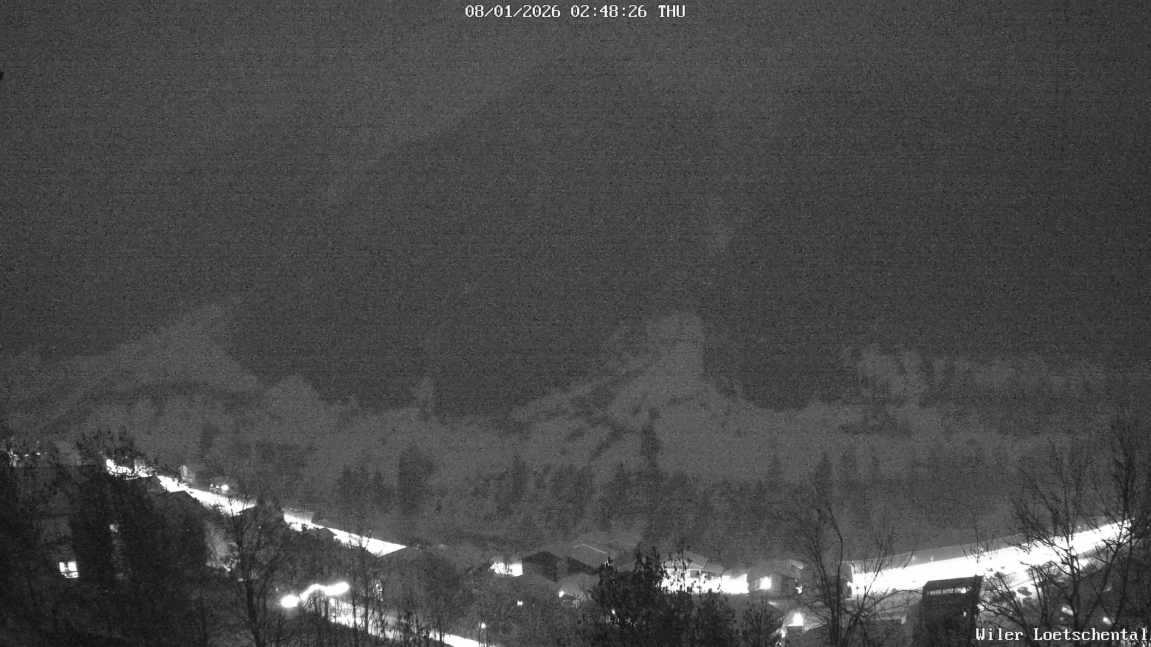 Archiv Foto Webcam Lötschental: Blick auf Wilerhorn und Bietschhorn