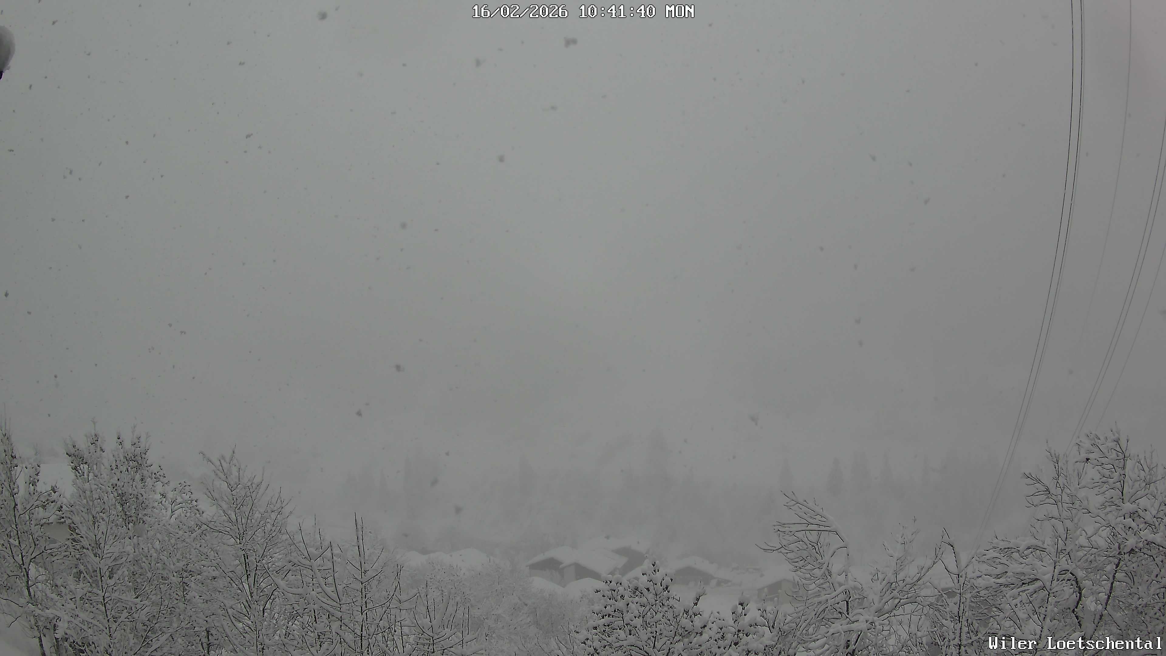 Archiv Foto Webcam Lötschental: Blick auf Wilerhorn und Bietschhorn