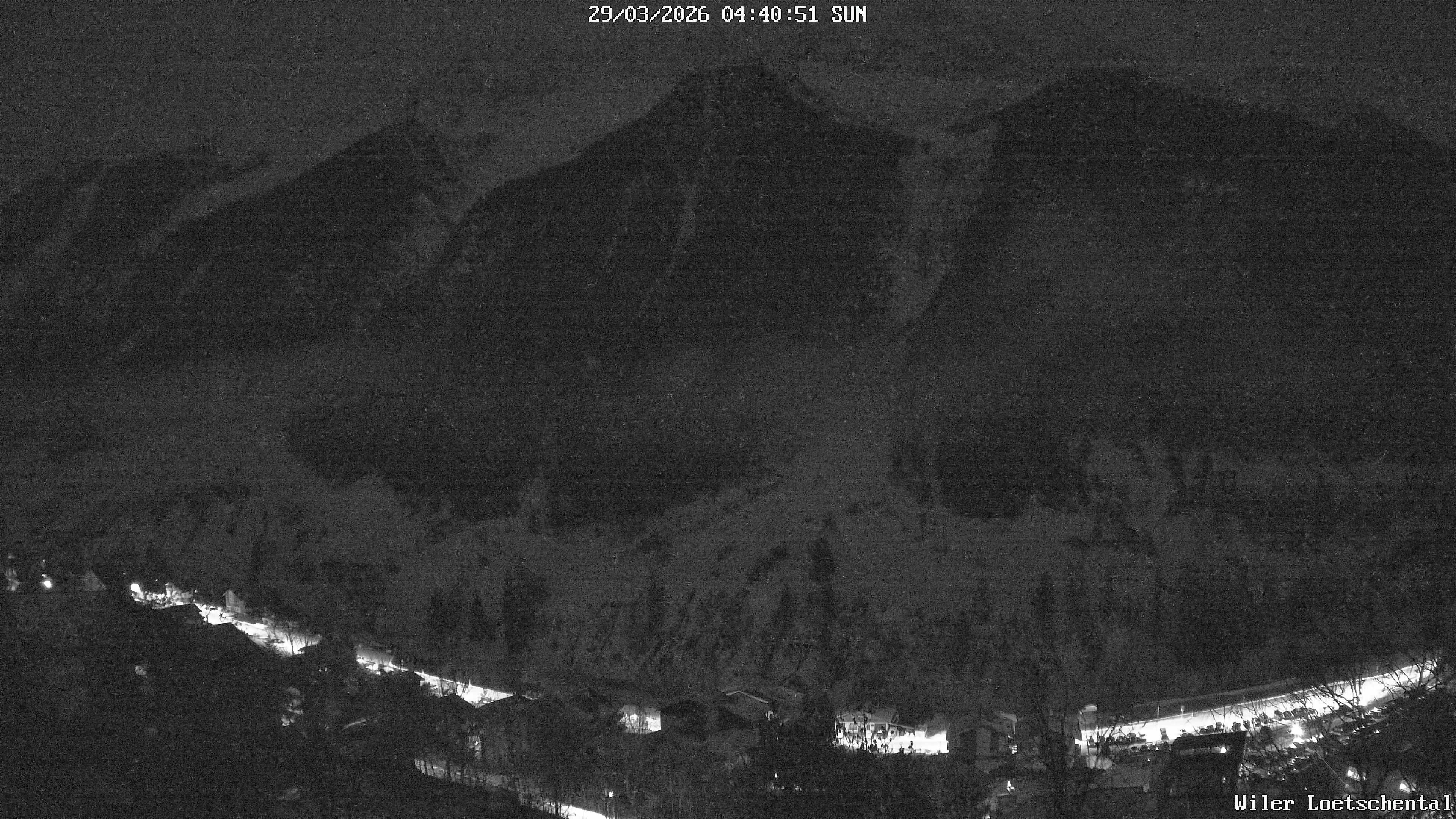 Archiv Foto Webcam Lötschental: Blick auf Wilerhorn und Bietschhorn