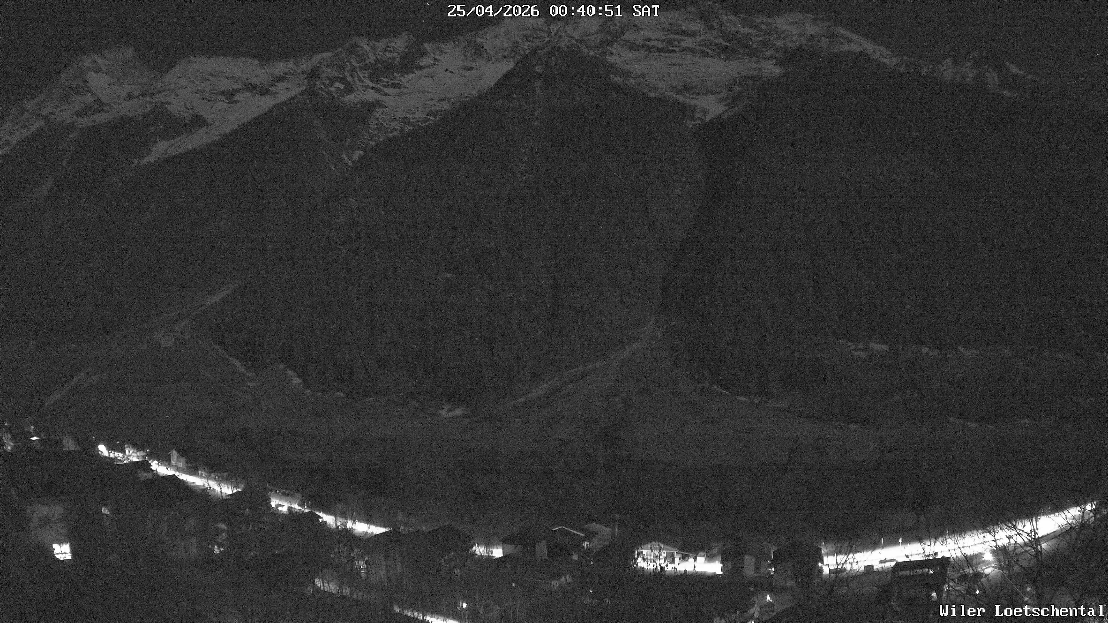 Archived image Webcam Lötschental Valley - View Wilerhorn and Bietschhorn