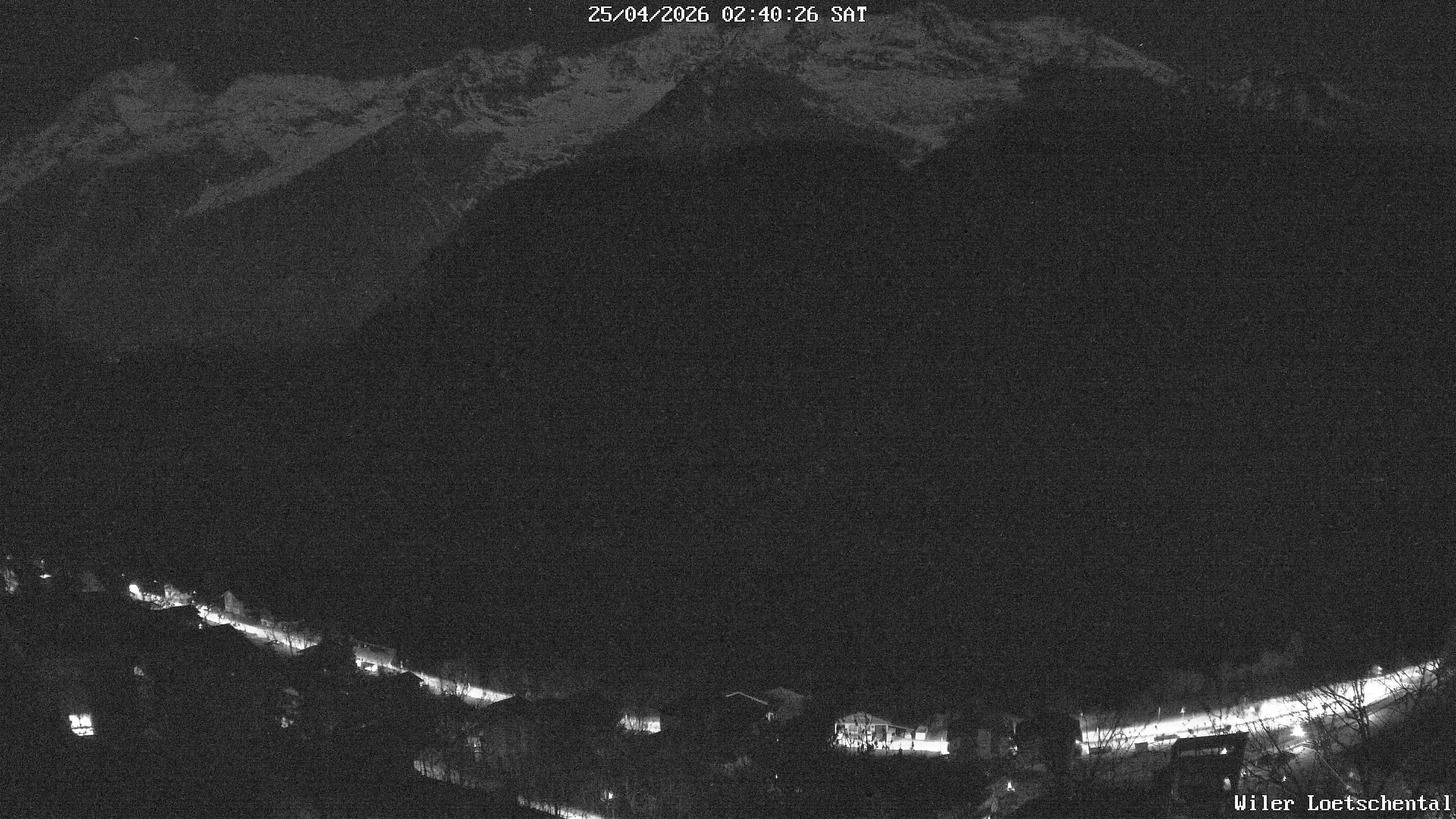 Archived image Webcam Lötschental Valley - View Wilerhorn and Bietschhorn