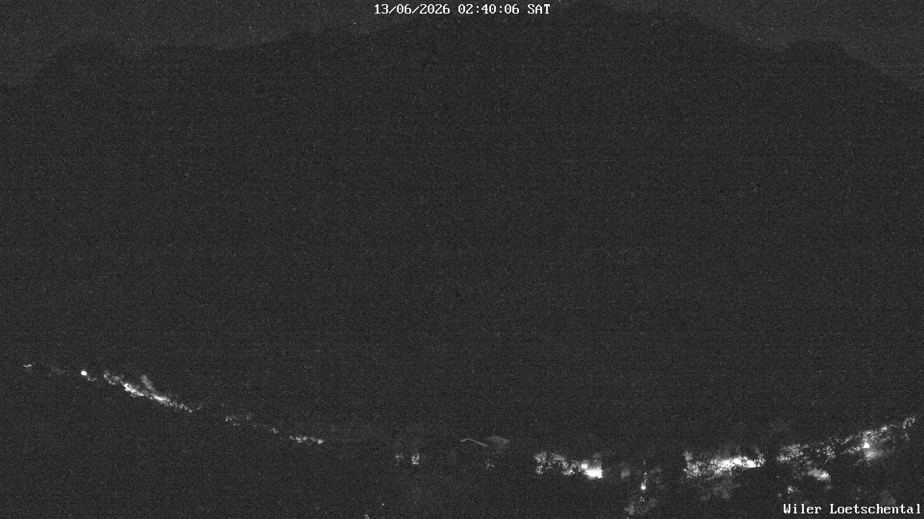 Archived image Webcam Lötschental Valley - View Wiler and Bietschhorn