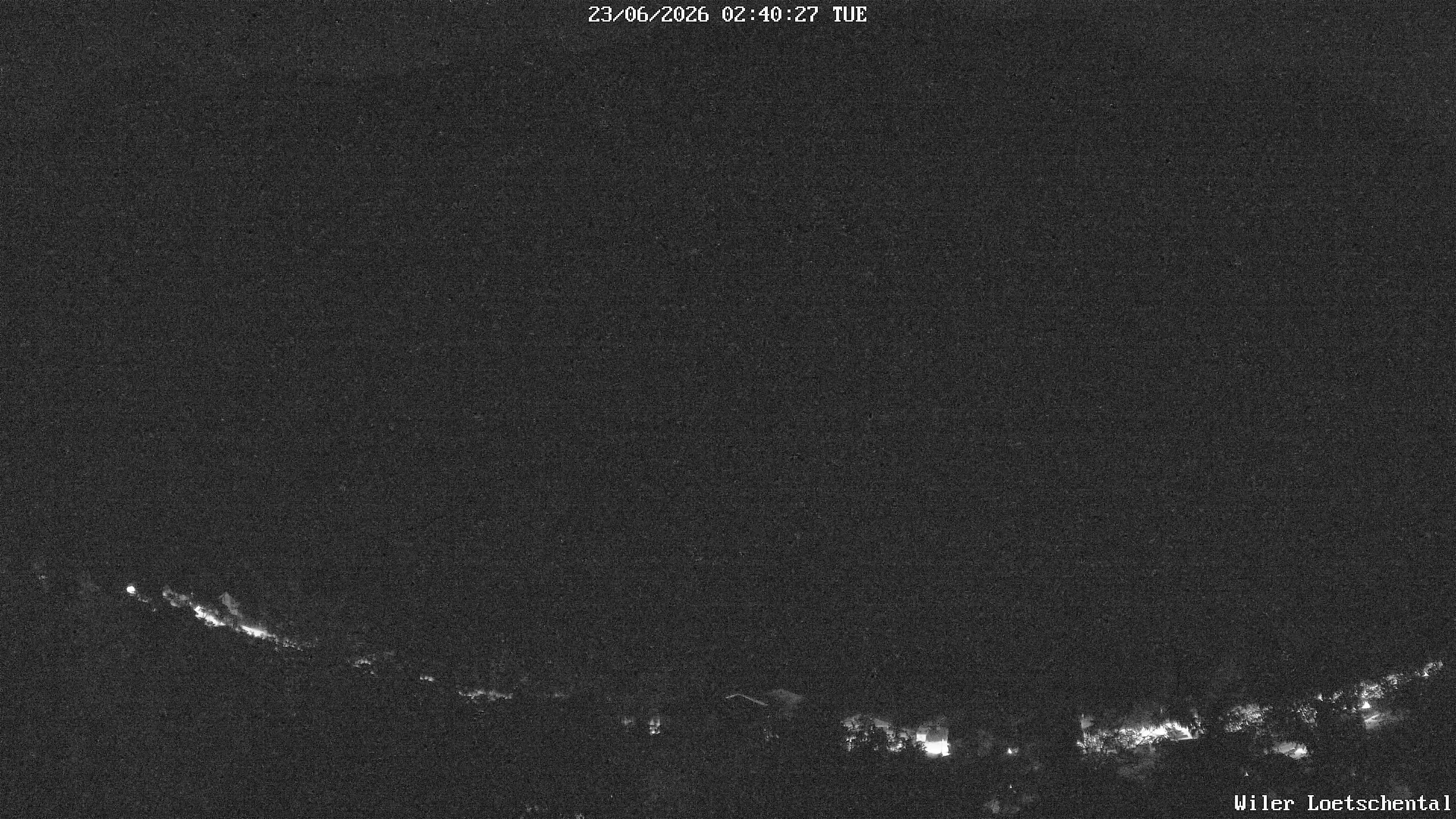 Archived image Webcam Lötschental Valley - View Wiler and Bietschhorn