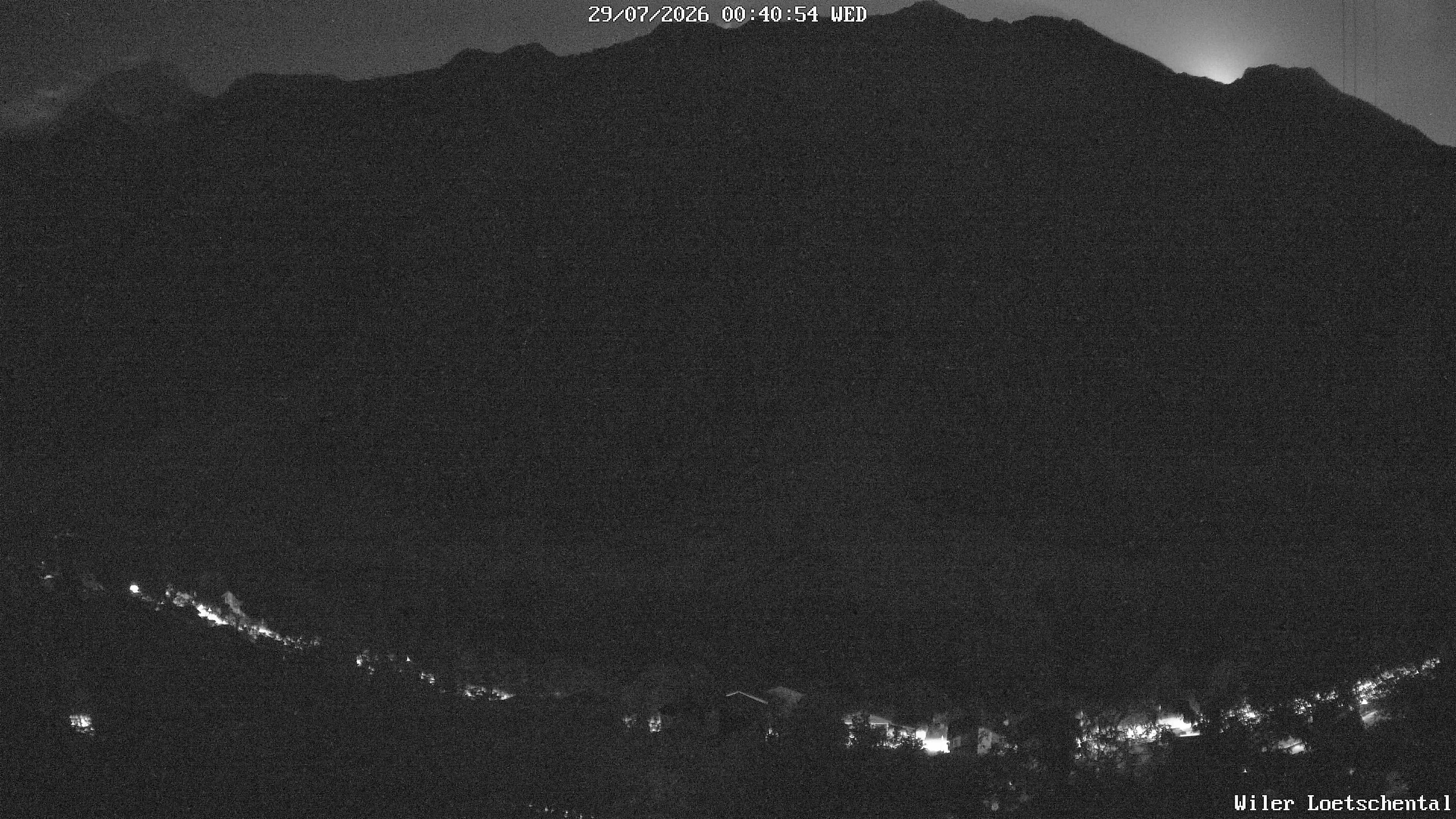 Archiv Foto Webcam Lötschental: Blick auf Wilerhorn und Bietschhorn