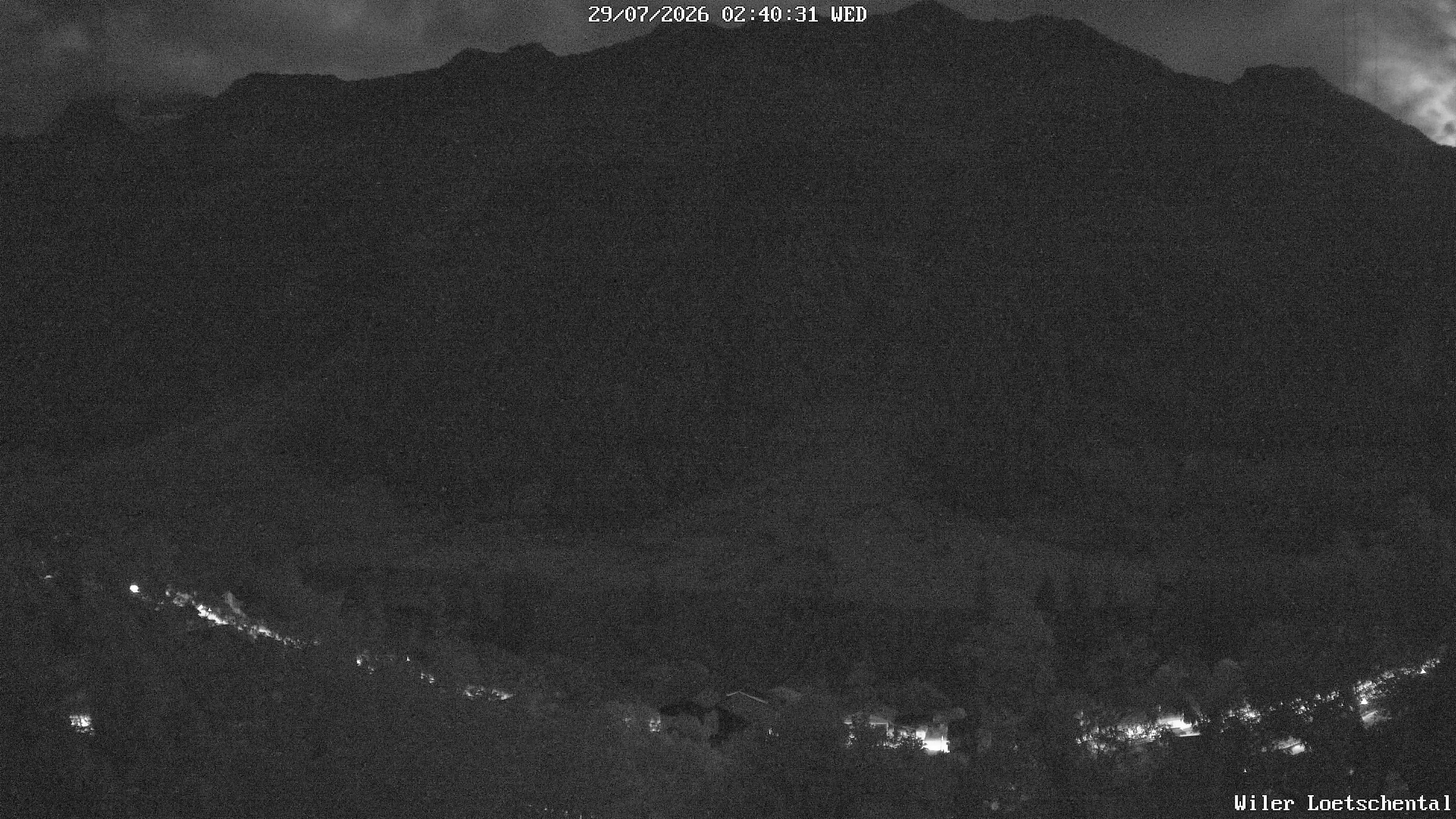 Archiv Foto Webcam Lötschental: Blick auf Wilerhorn und Bietschhorn