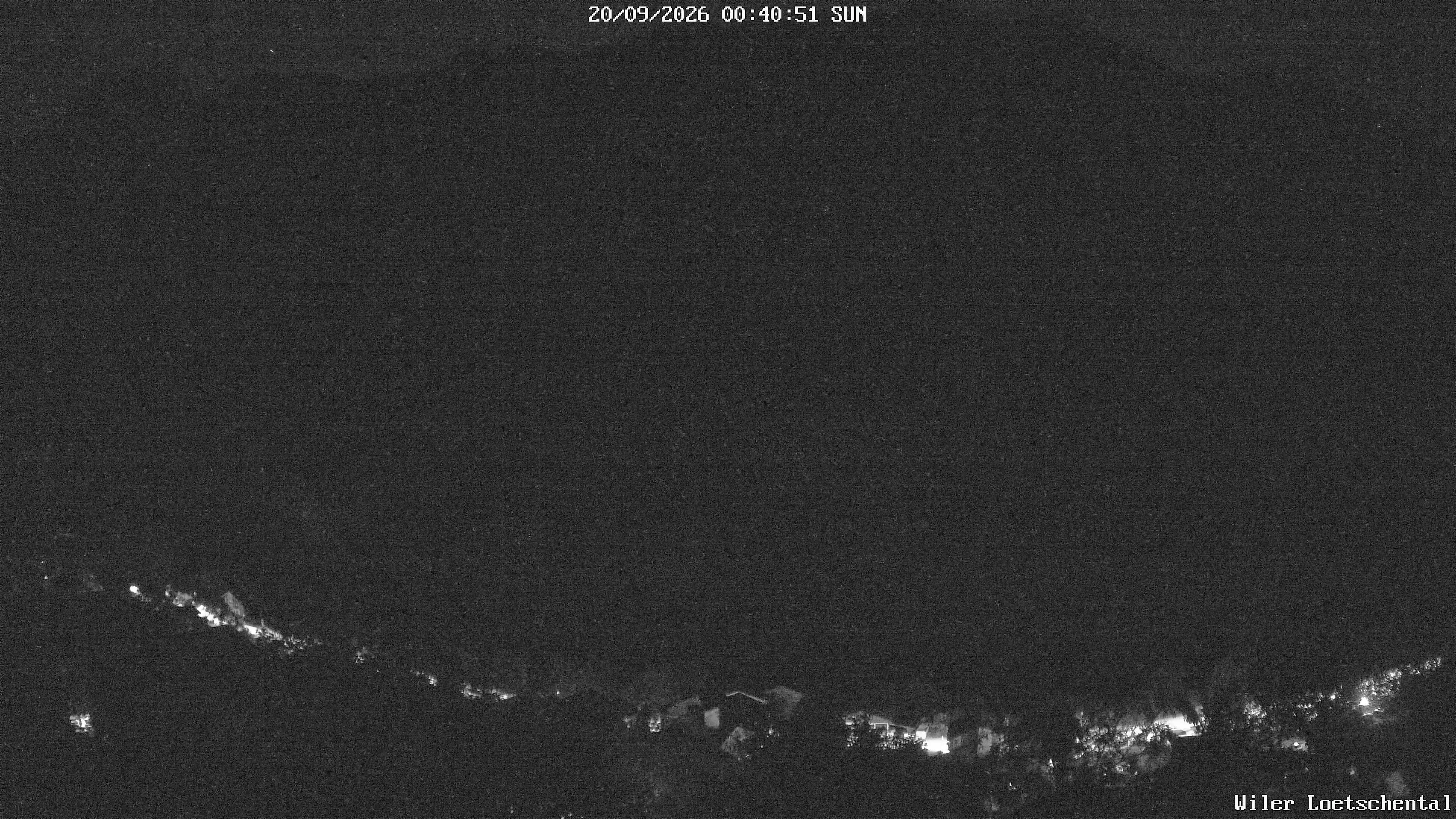 Archived image Webcam Lötschental Valley - View Wiler and Bietschhorn