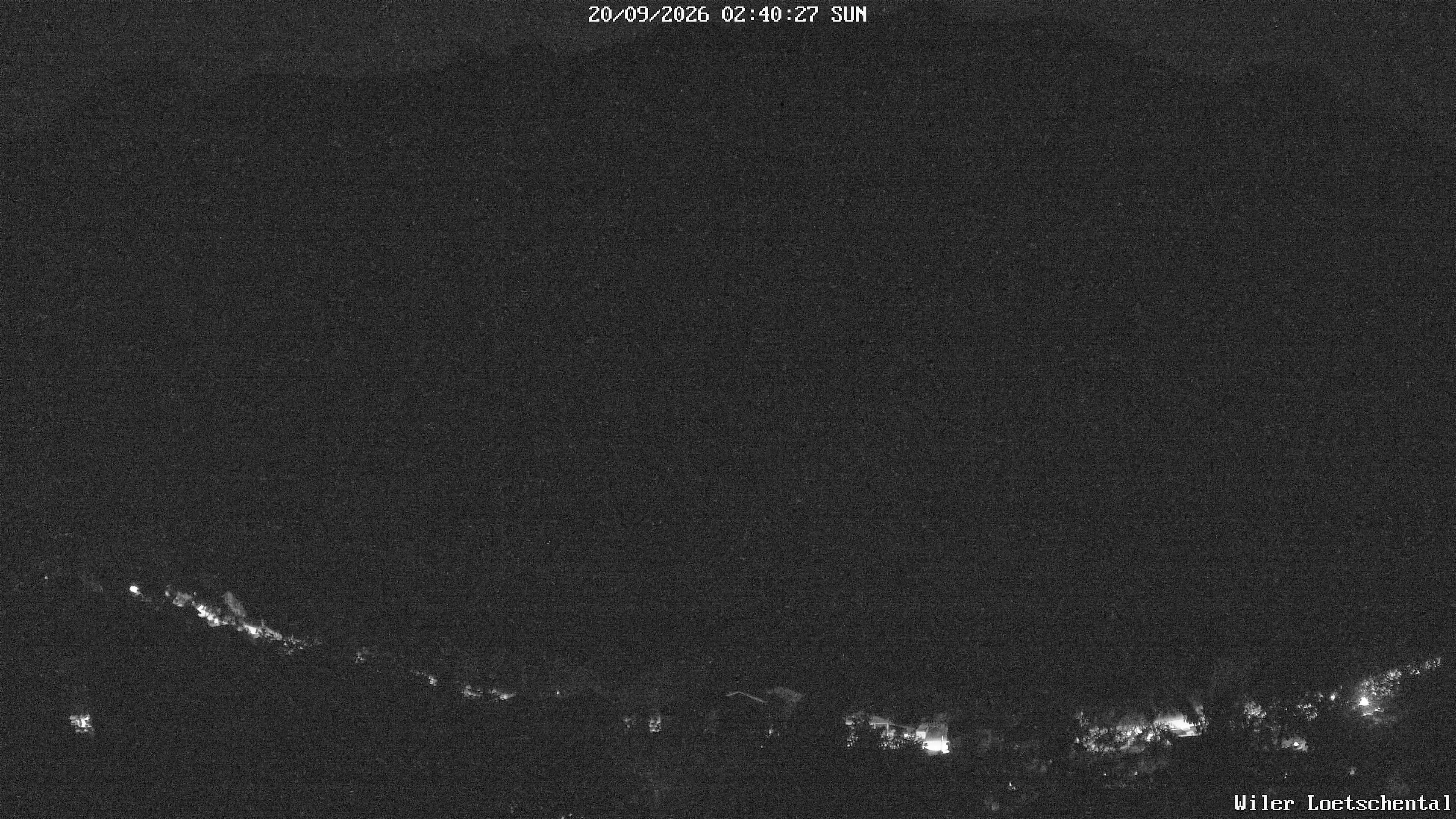Archived image Webcam Lötschental Valley - View Wiler and Bietschhorn