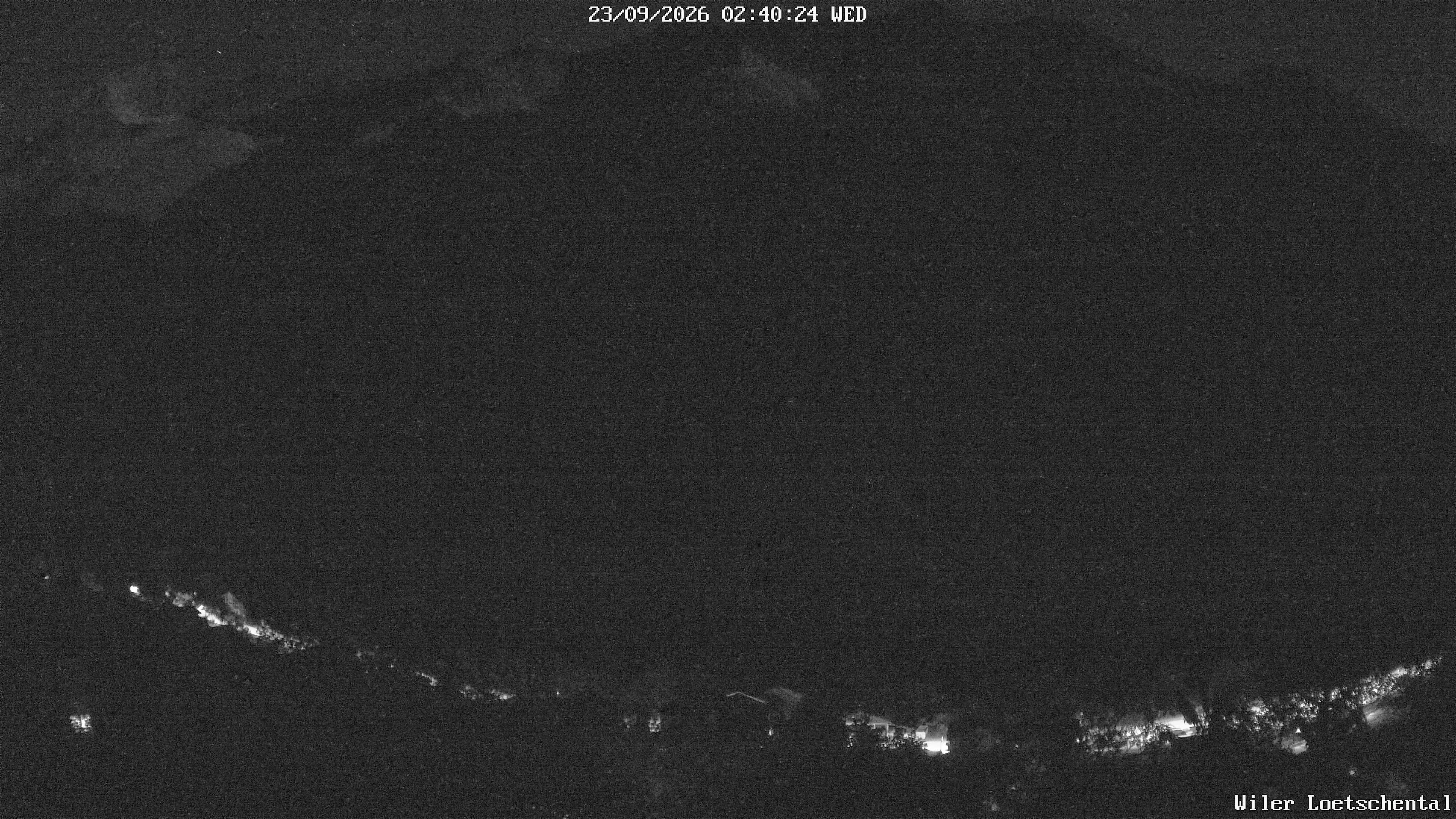 Archived image Webcam Lötschental Valley - View Wiler and Bietschhorn
