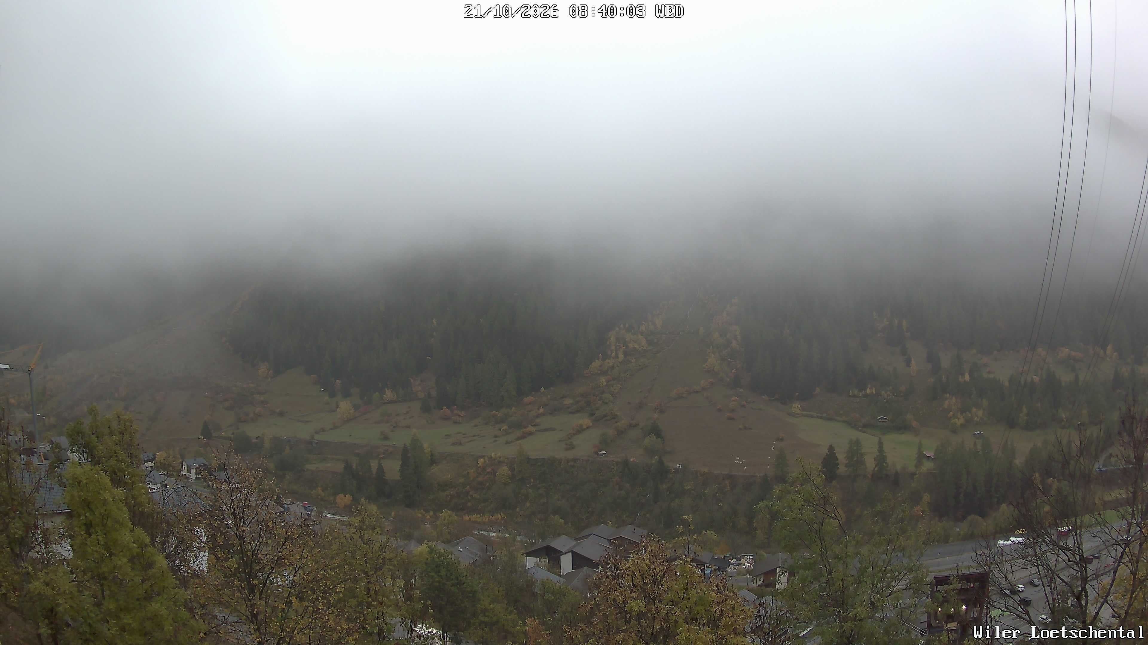 Archiv Foto Webcam Lötschental: Blick auf Wilerhorn und Bietschhorn