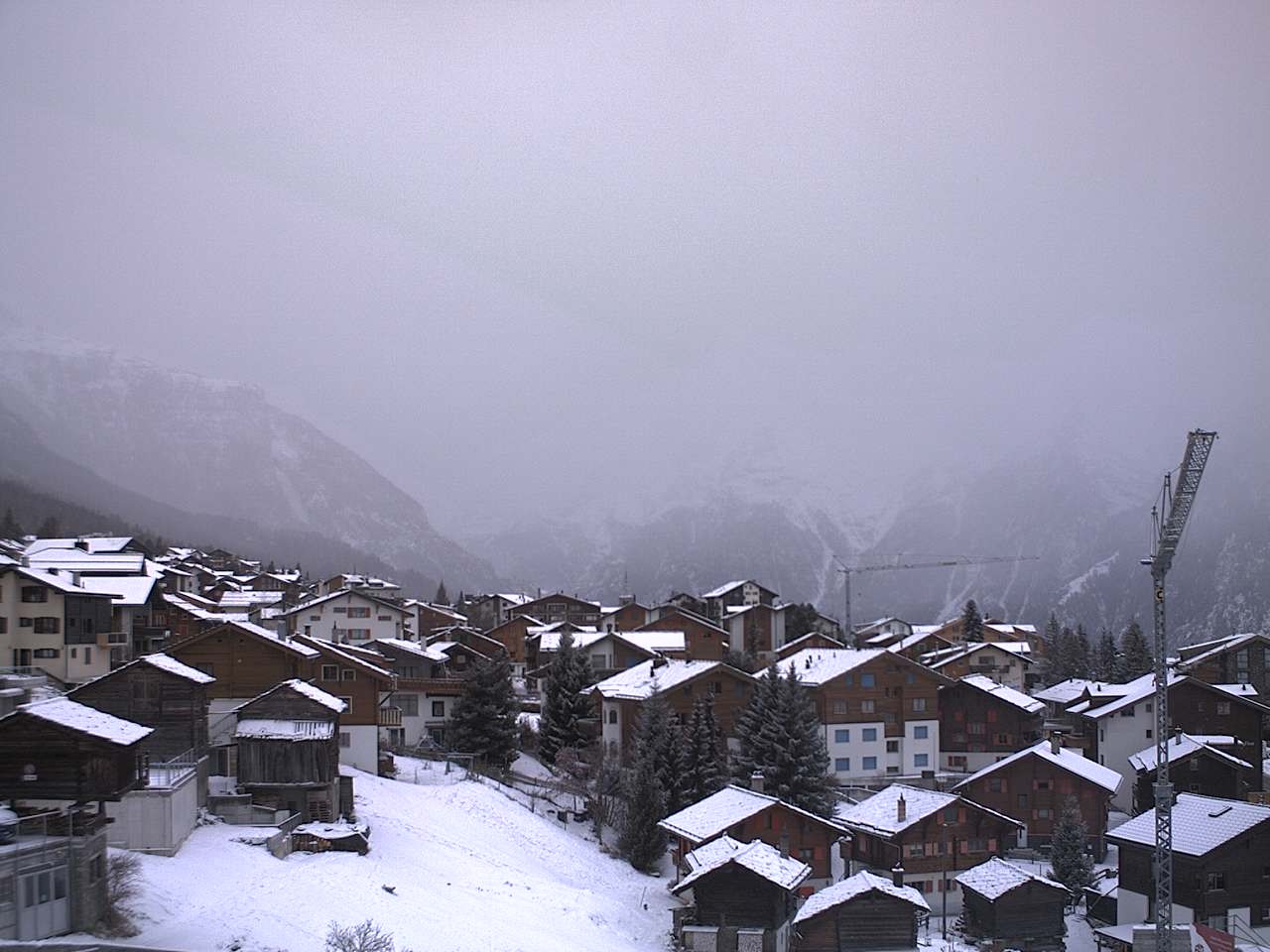 Archived image Webcam Grächen - Chalet Soldanella