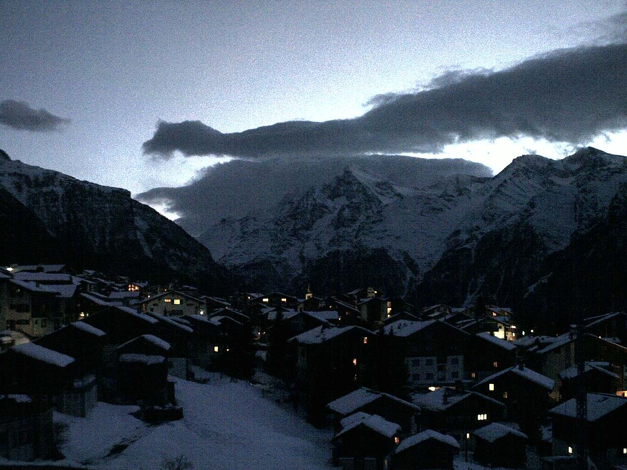 Archiv Foto Webcam Grächen: Ferienwohnungen Soldanella