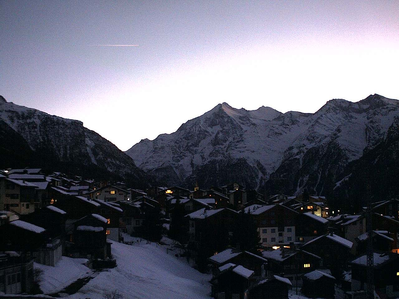 Archived image Webcam Grächen - Chalet Soldanella