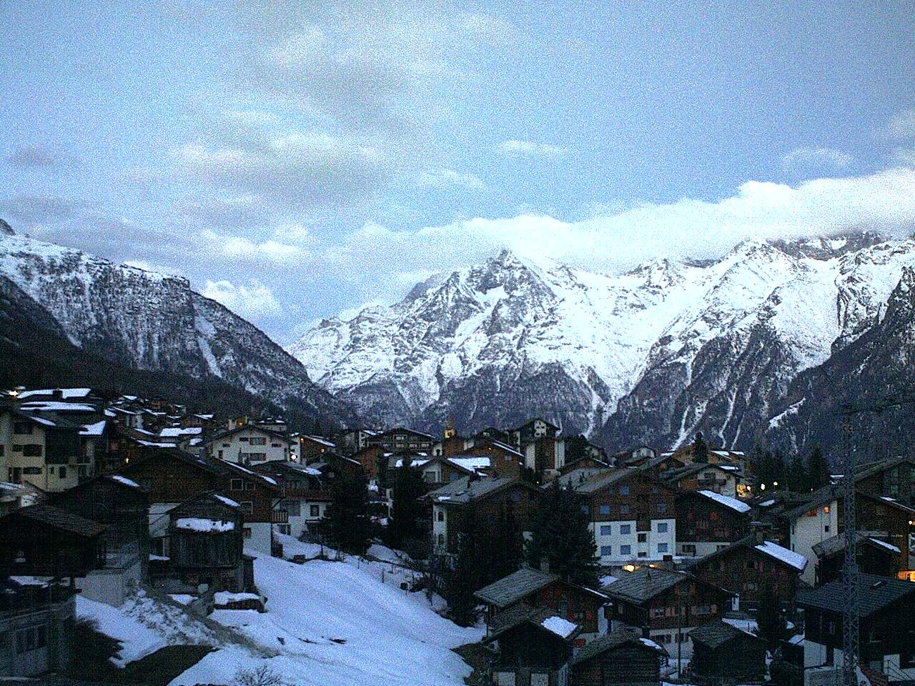 Archived image Webcam Grächen - Chalet Soldanella