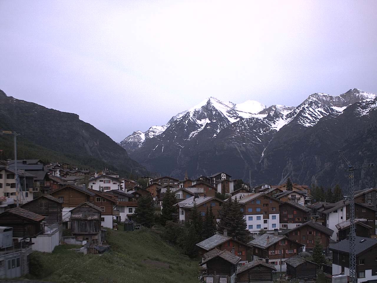 Archived image Webcam Grächen - Chalet Soldanella