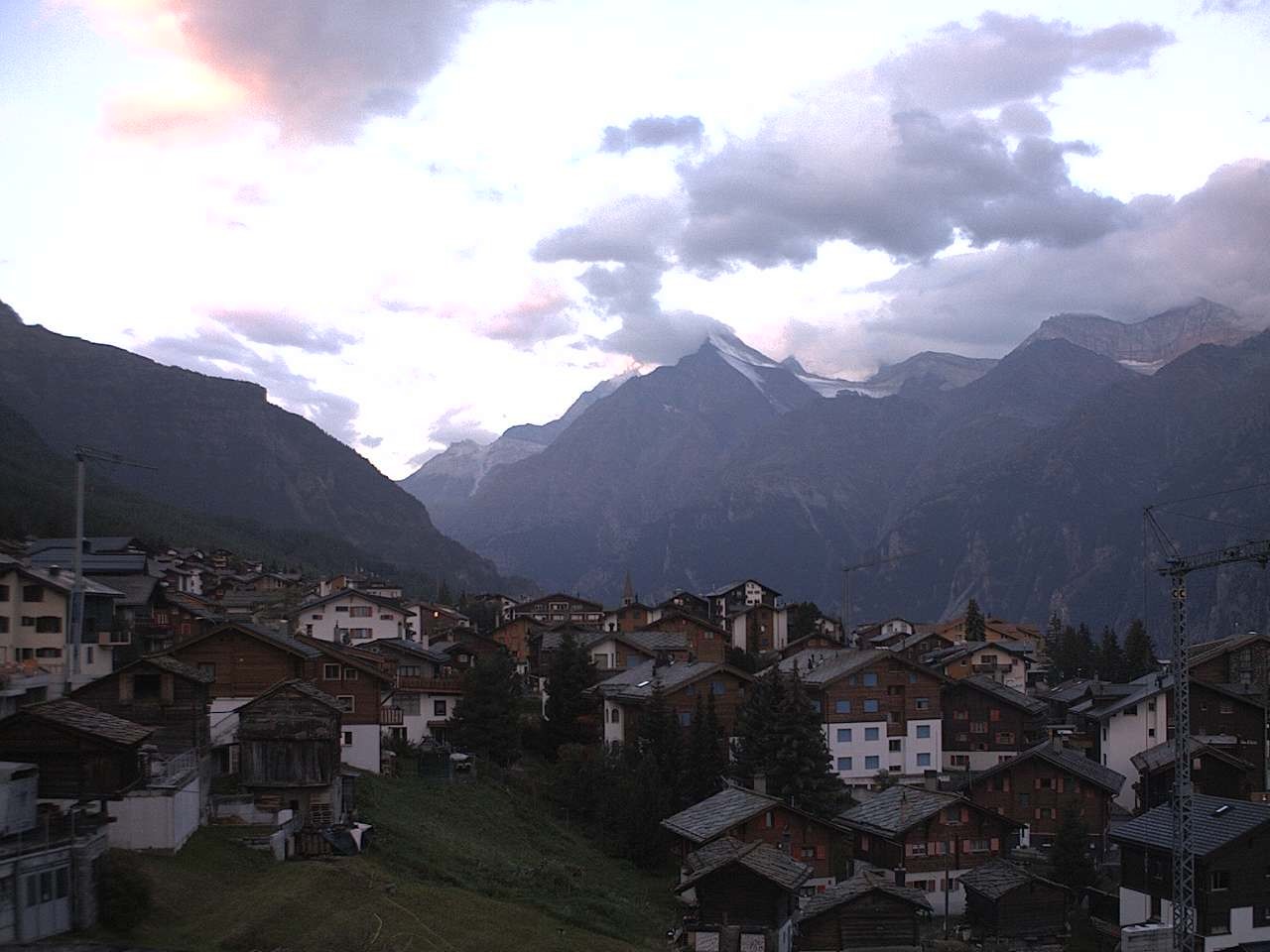 Archiv Foto Webcam Grächen: Ferienwohnungen Soldanella