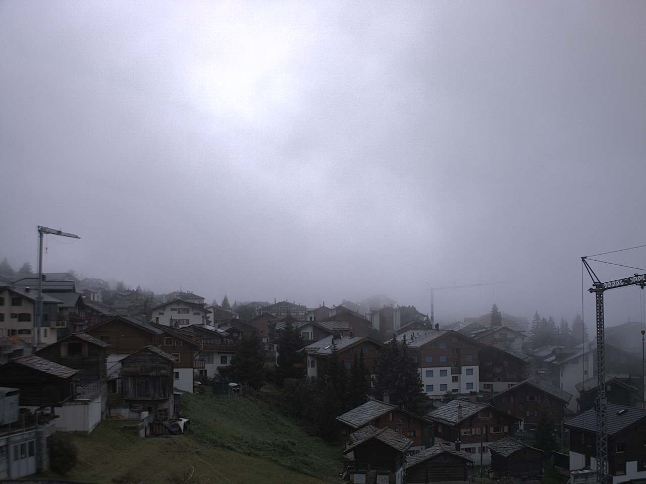 Archiv Foto Webcam Grächen: Ferienwohnungen Soldanella